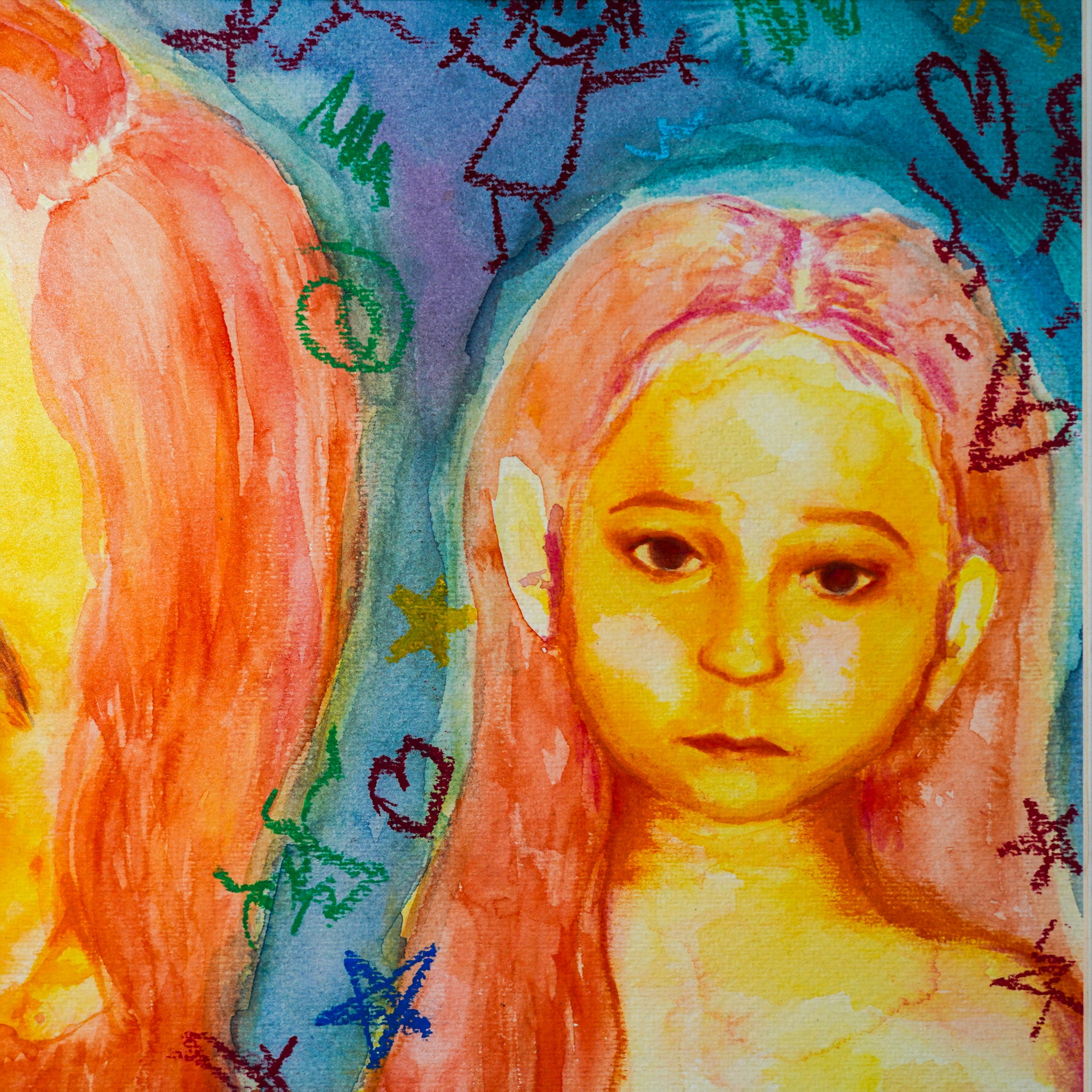 "TE ABRAZO, ESTOY AQUÍ MI AMOR" - MX Original Painting