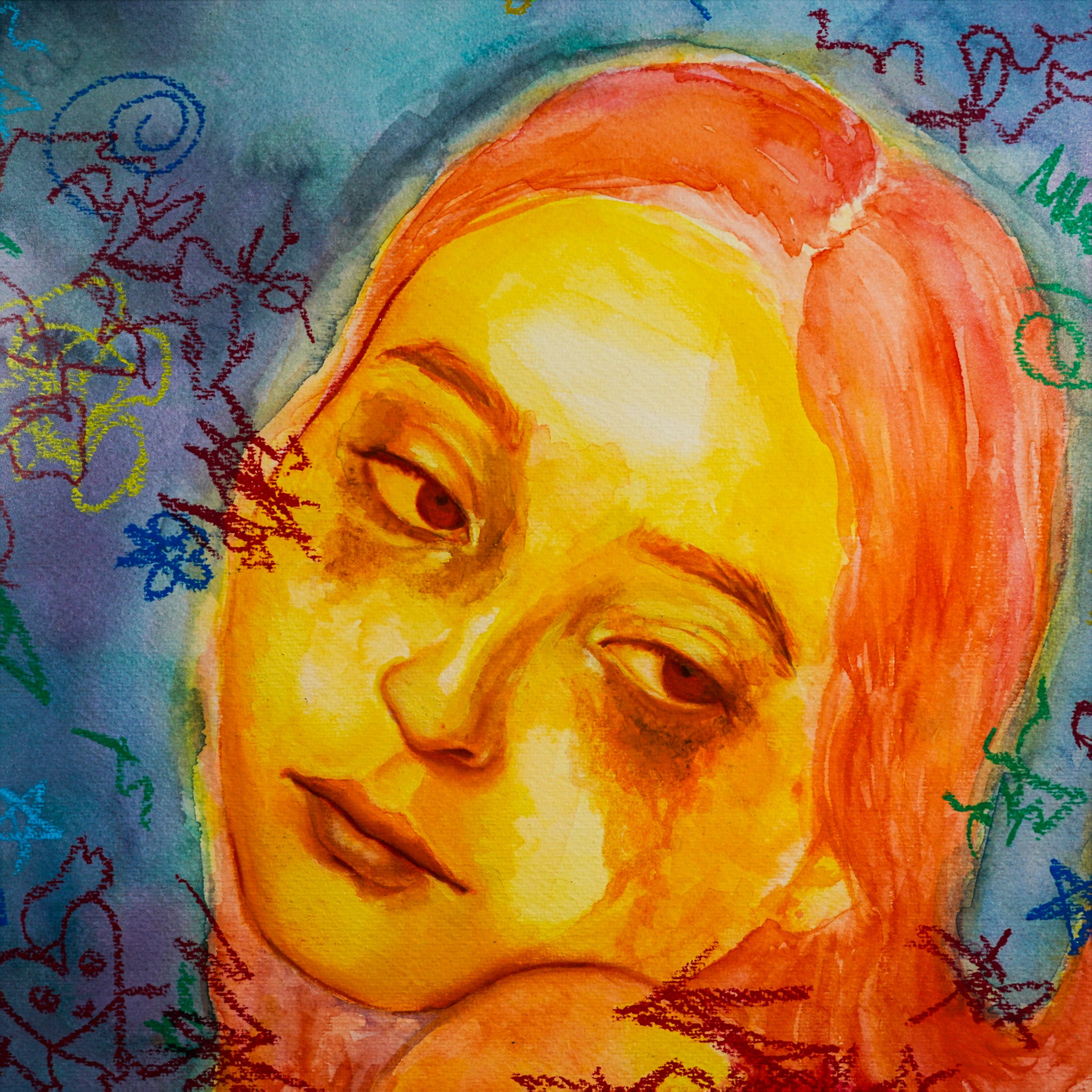 "TE ABRAZO, ESTOY AQUÍ MI AMOR" - MX Original Painting