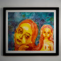 "TE ABRAZO, ESTOY AQUÍ MI AMOR" - MX Original Painting