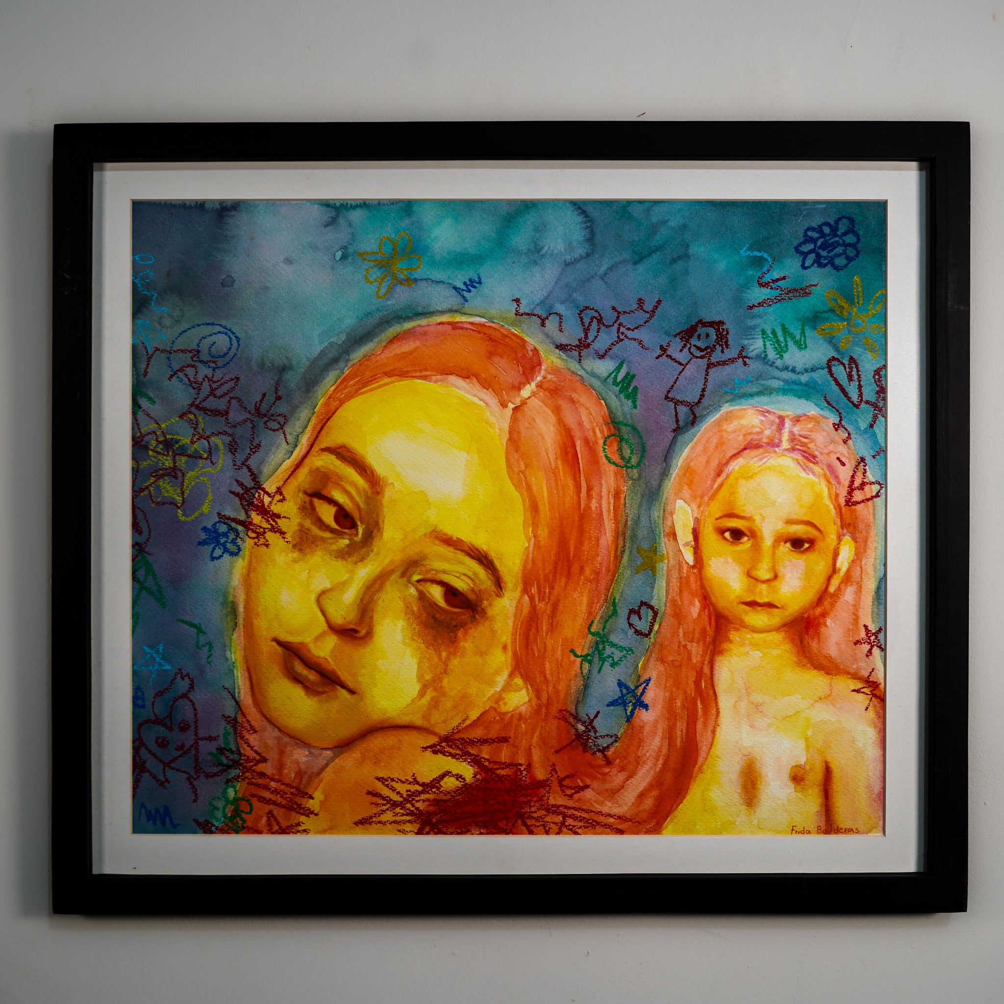 "TE ABRAZO, ESTOY AQUÍ MI AMOR" - MX Original Painting