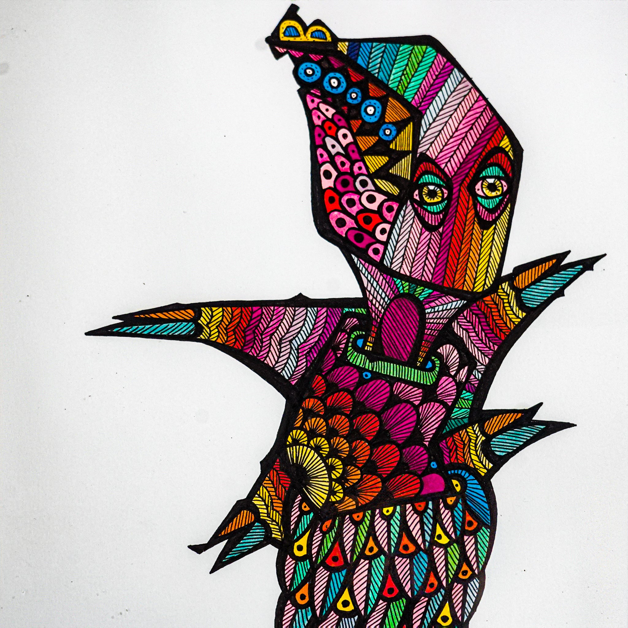 "Alebrije ave reptil" | MX Original Artwork