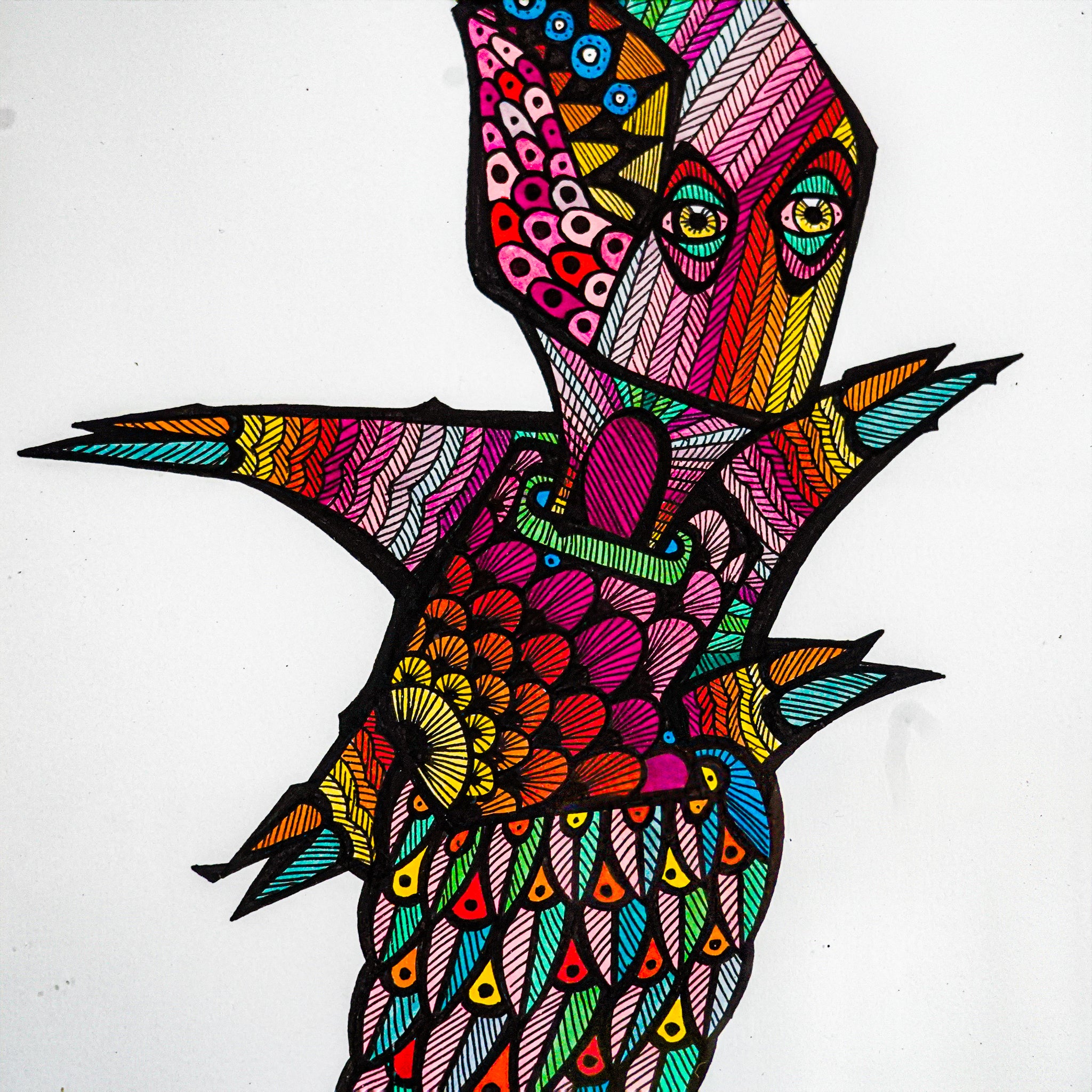 "Alebrije ave reptil" | MX Original Artwork