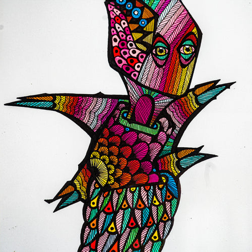 "Alebrije ave reptil" | MX Original Artwork