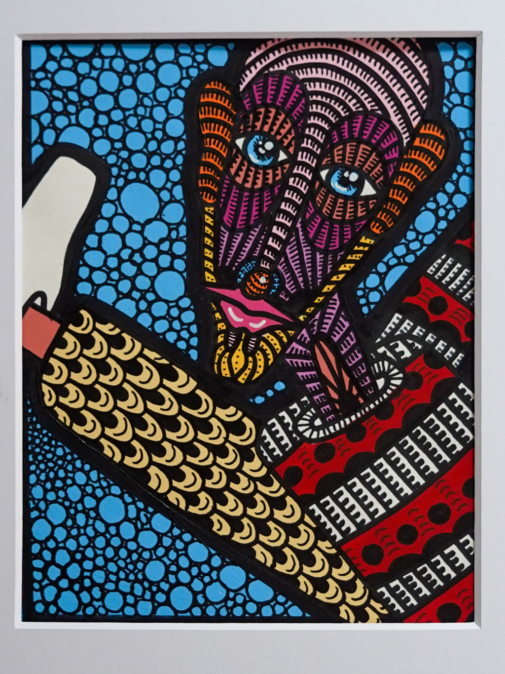 "GRE Vistazo en blue" | MX Original Painting