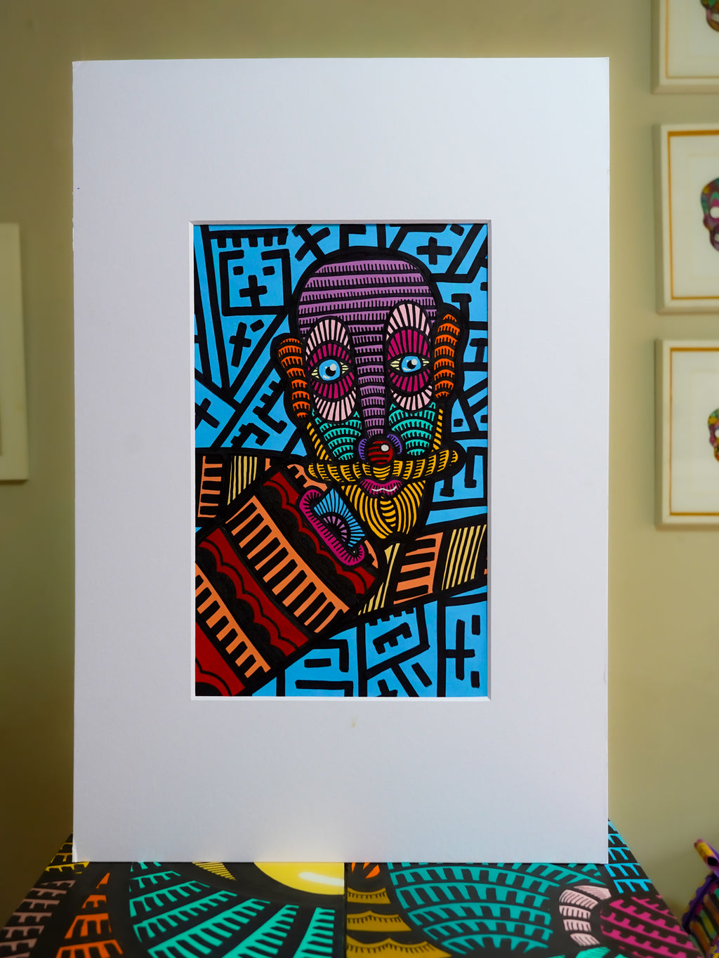 "GRE Vistazo azul" | MX Original Painting