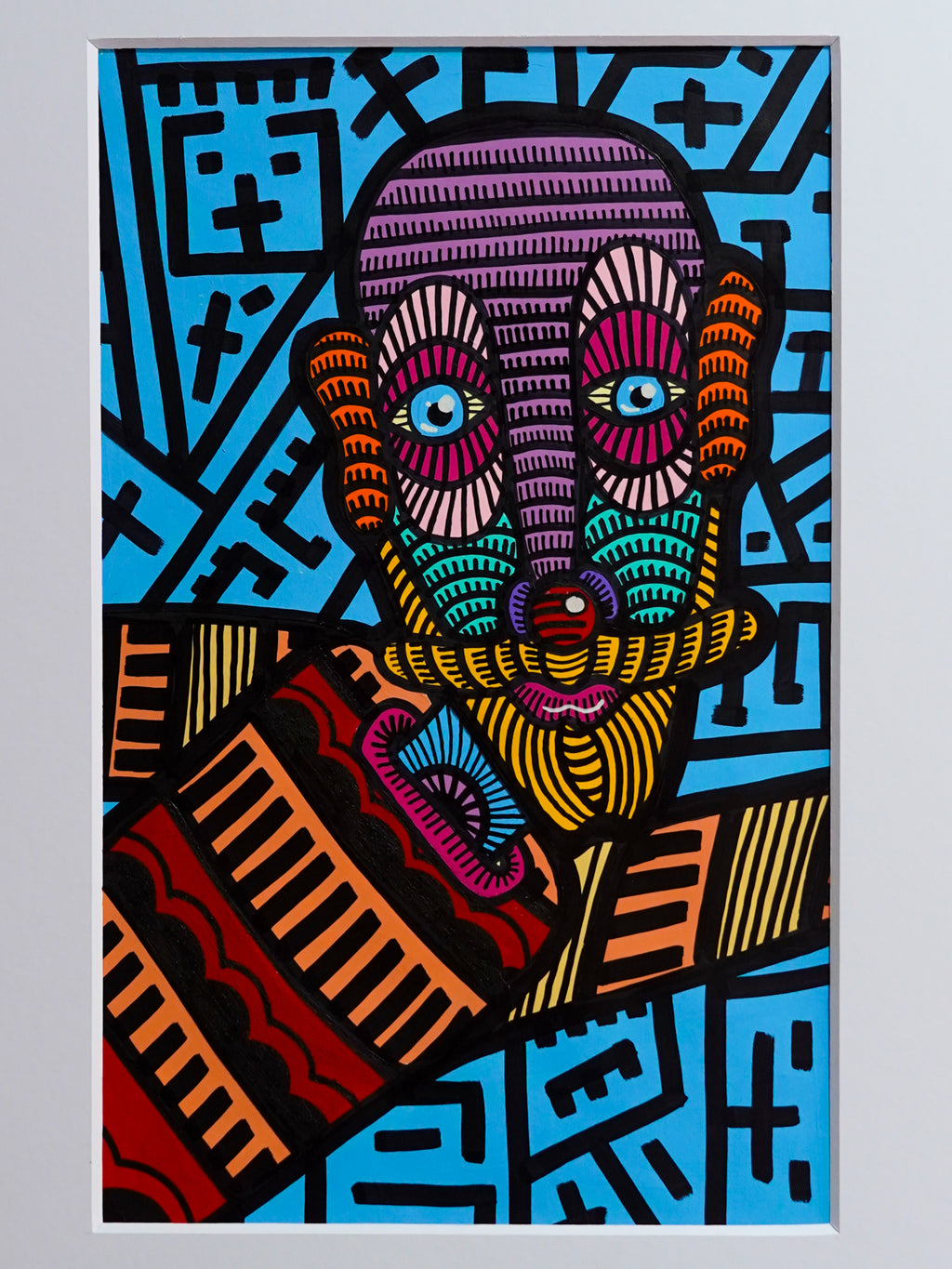 "GRE Vistazo azul" | MX Original Painting