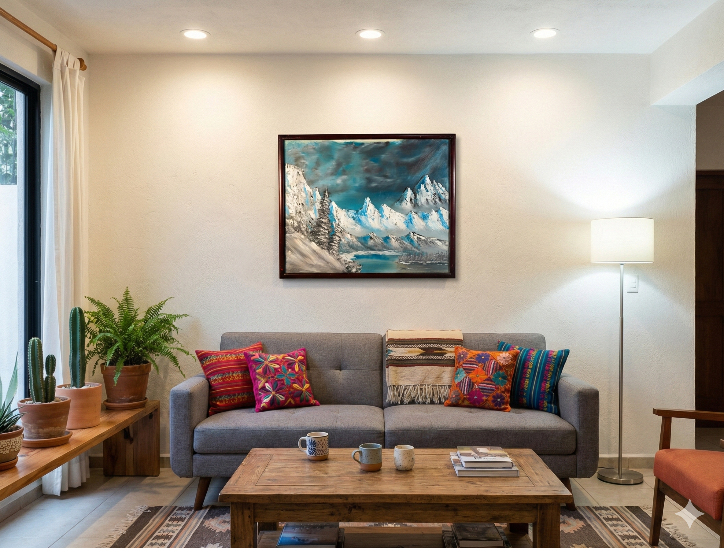 "Ártico" - MX Original Framed Painting