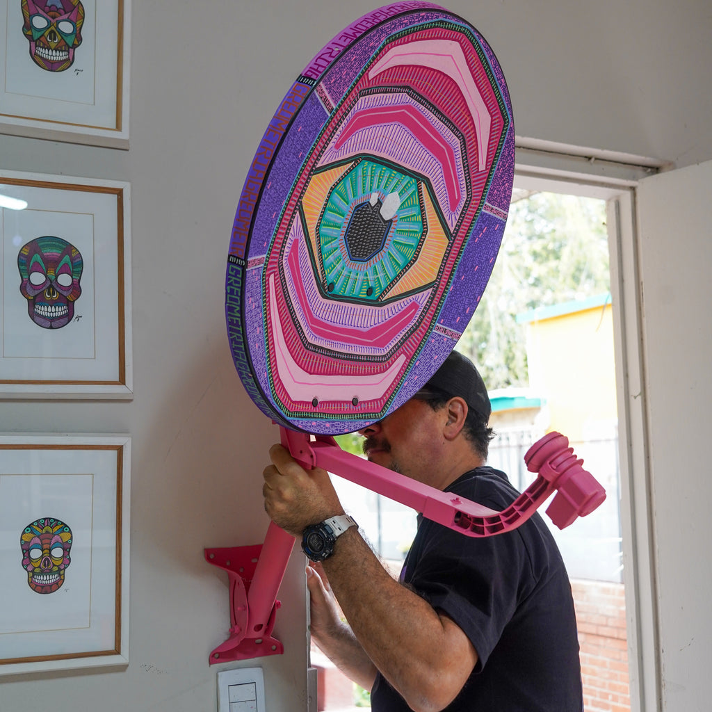 Custom Painted Antenna "El ojo" - MX Original Custom