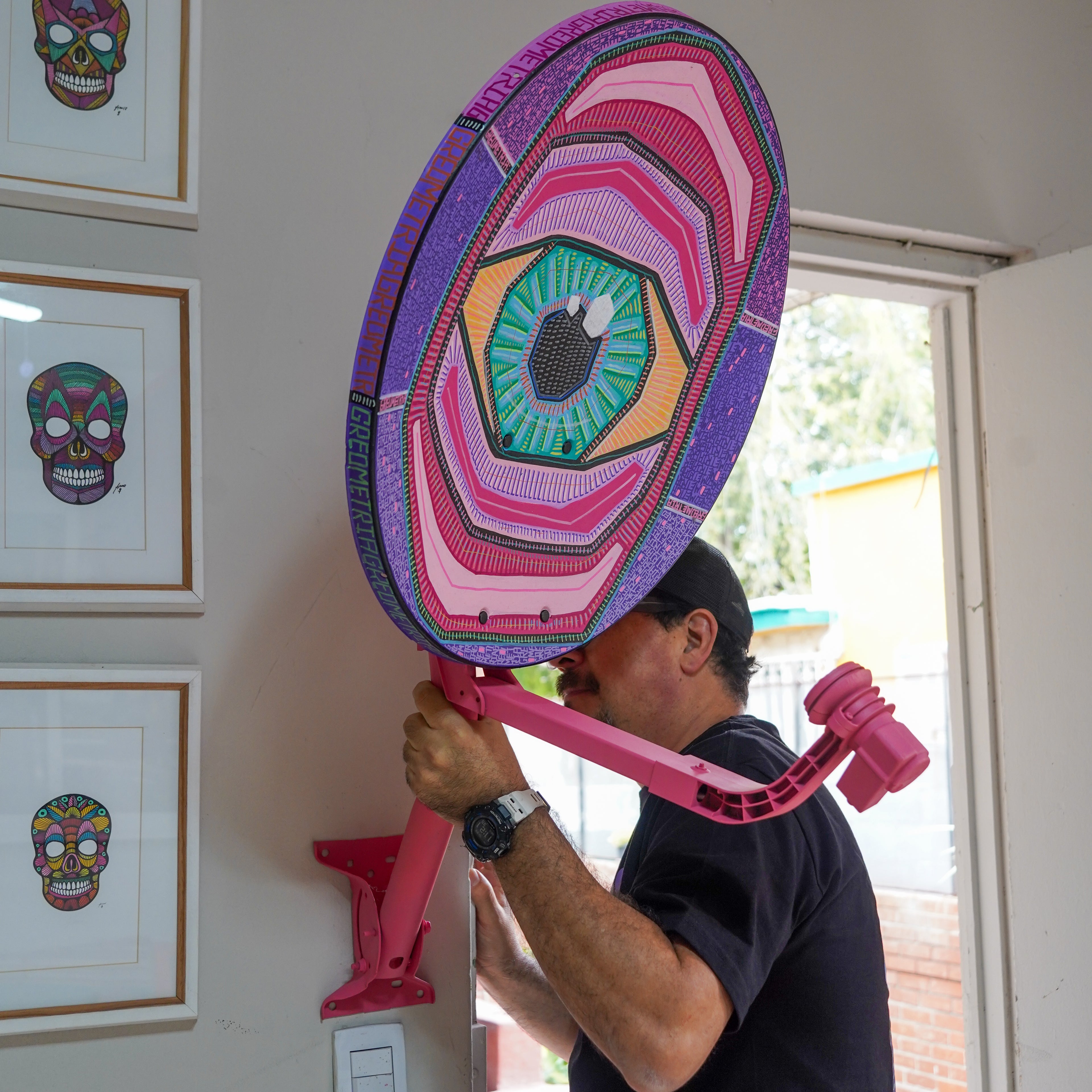 Custom Painted Antenna "El ojo" - MX Original Custom