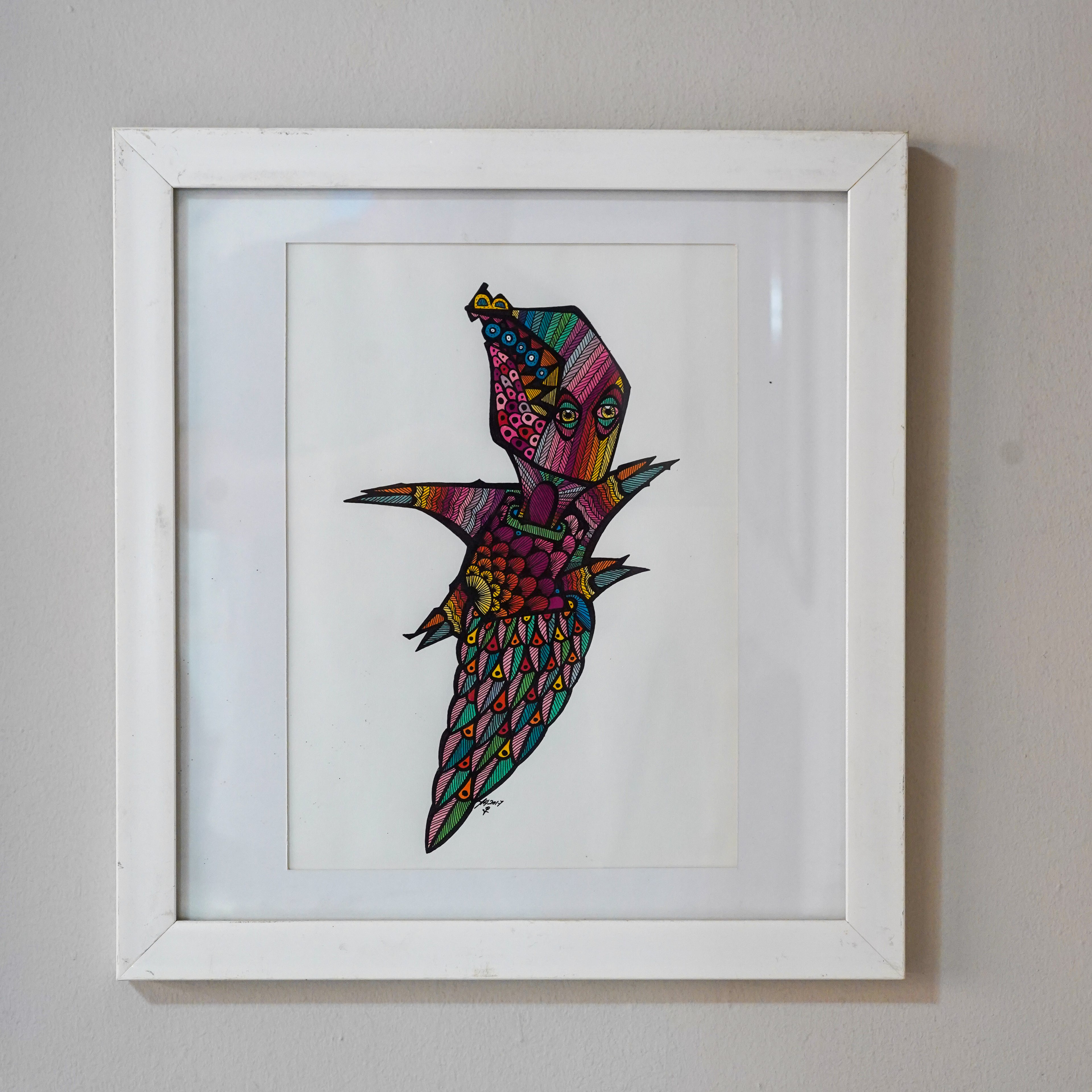 "Alebrije ave reptil" | MX Original Artwork