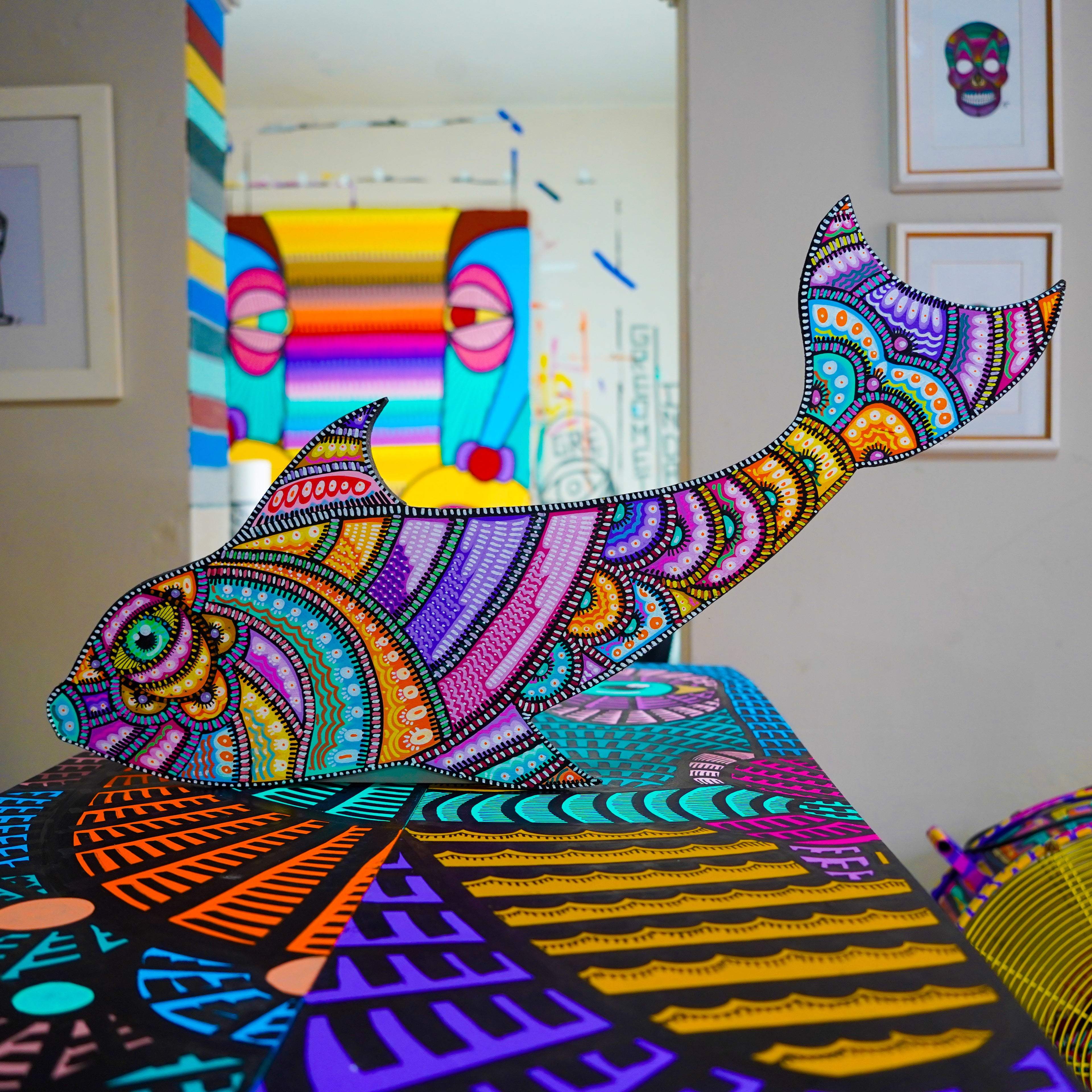 "Greo pez 1" - MX Original Painted Fish