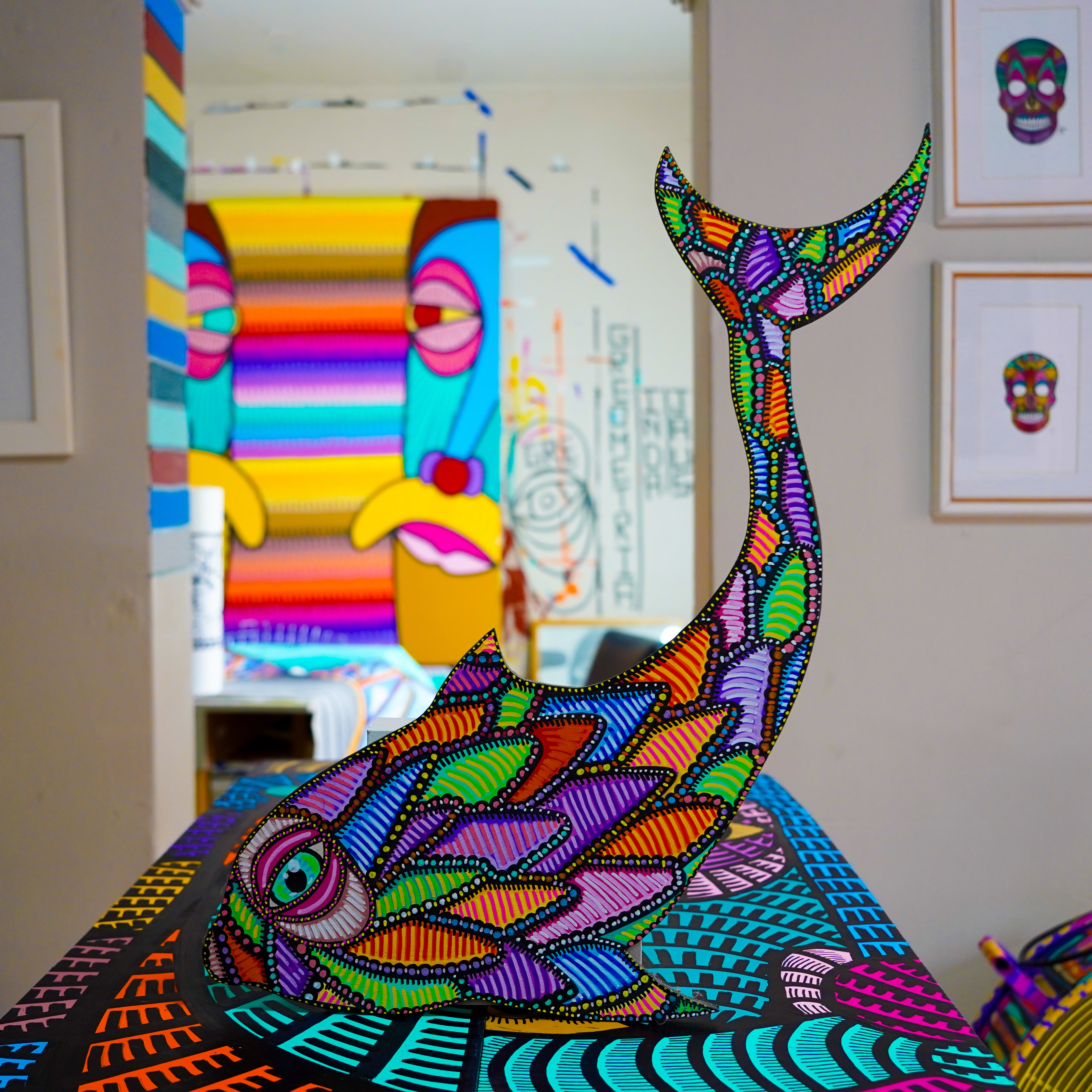 "Greo pez 2" - MX Original Painted Fish