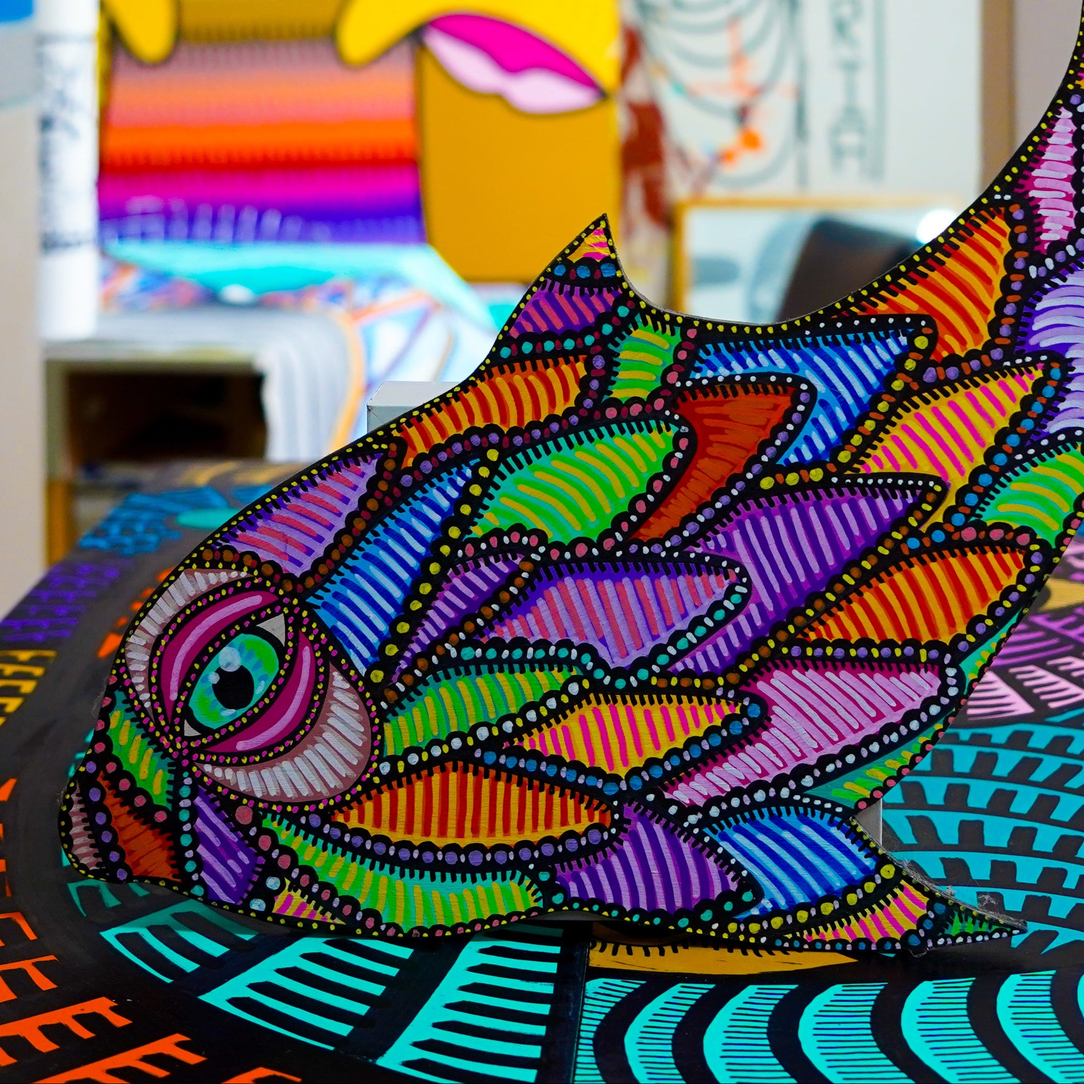 "Greo pez 2" - MX Original Painted Fish