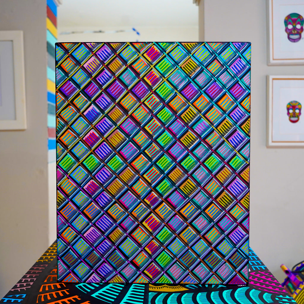 "Cuadrícula" - MX Original Painting