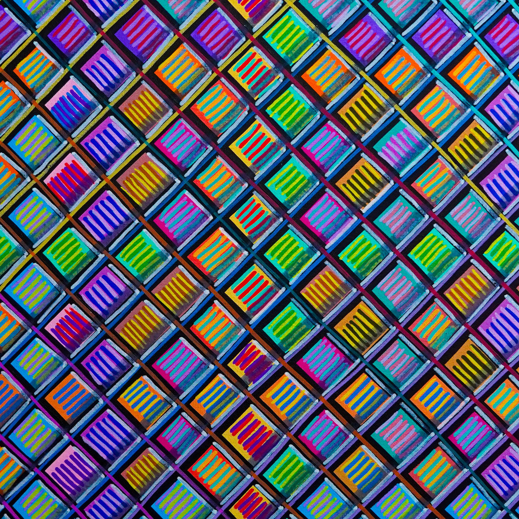 "Cuadrícula" - MX Original Painting