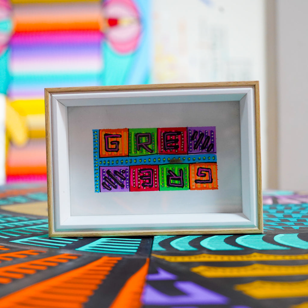 "GRE GRE" - Framed MX Original Painting
