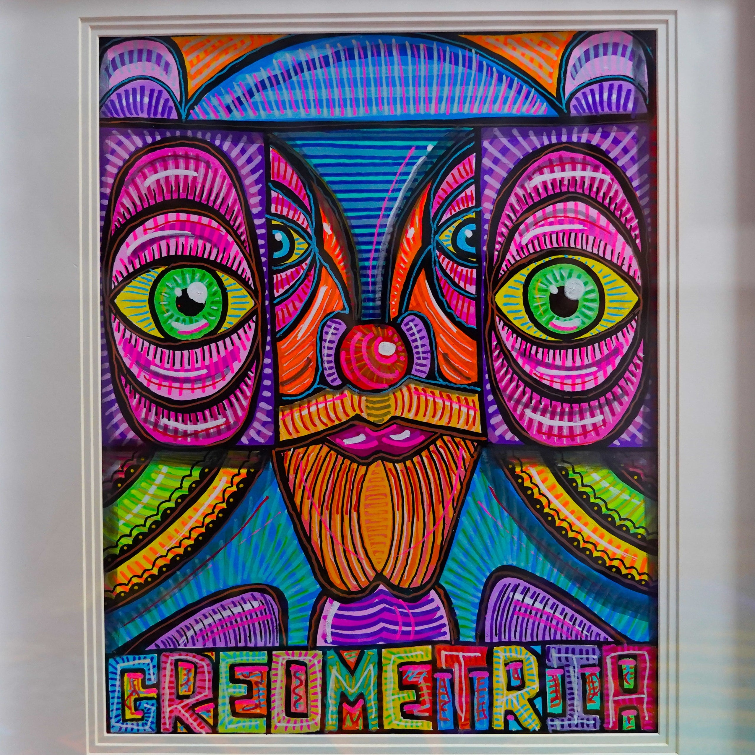 "GRE Fauno" - Framed MX Original Painting