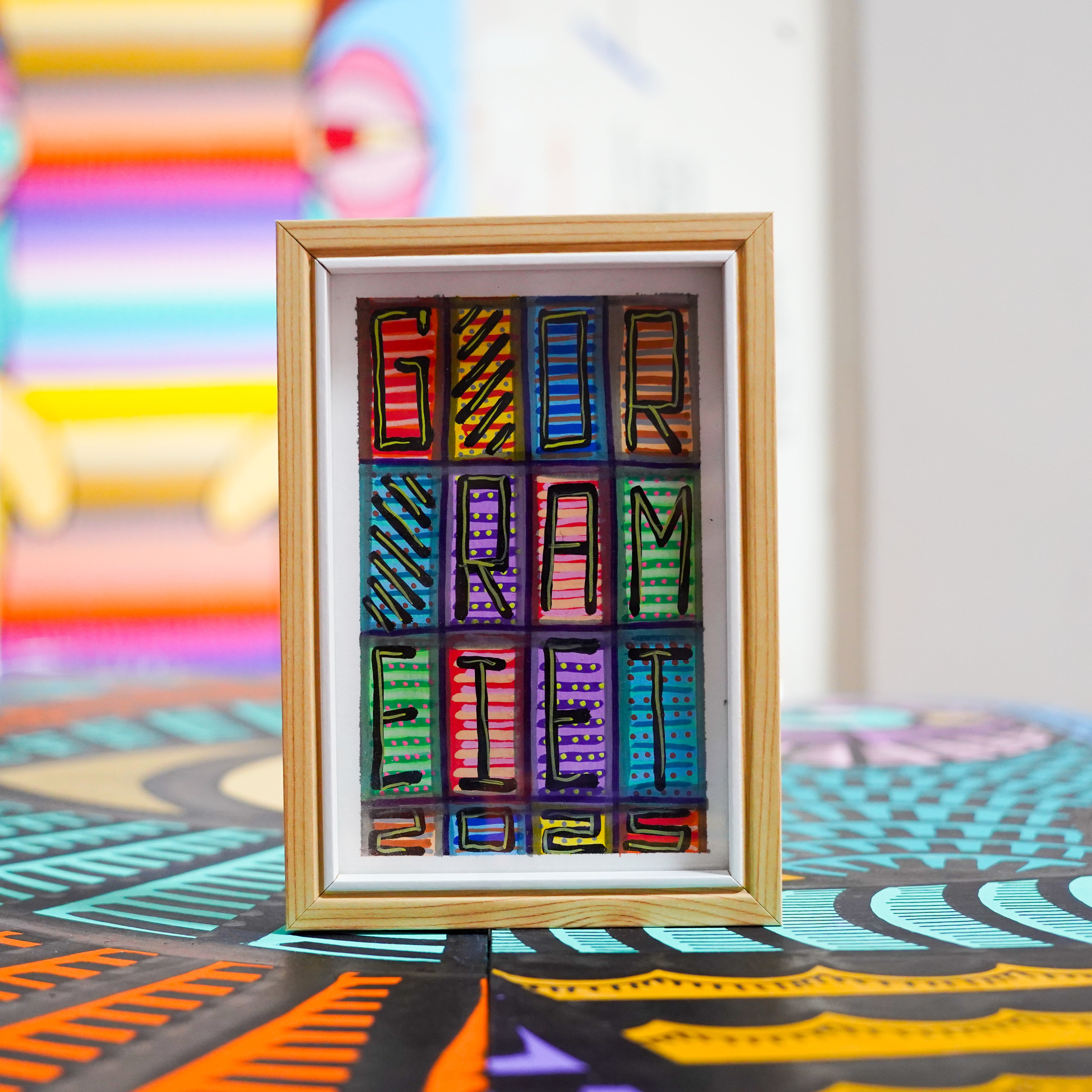 "GXE" - Framed MX Original Painting