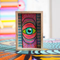 "Ojo 2" - Framed MX Original Painting