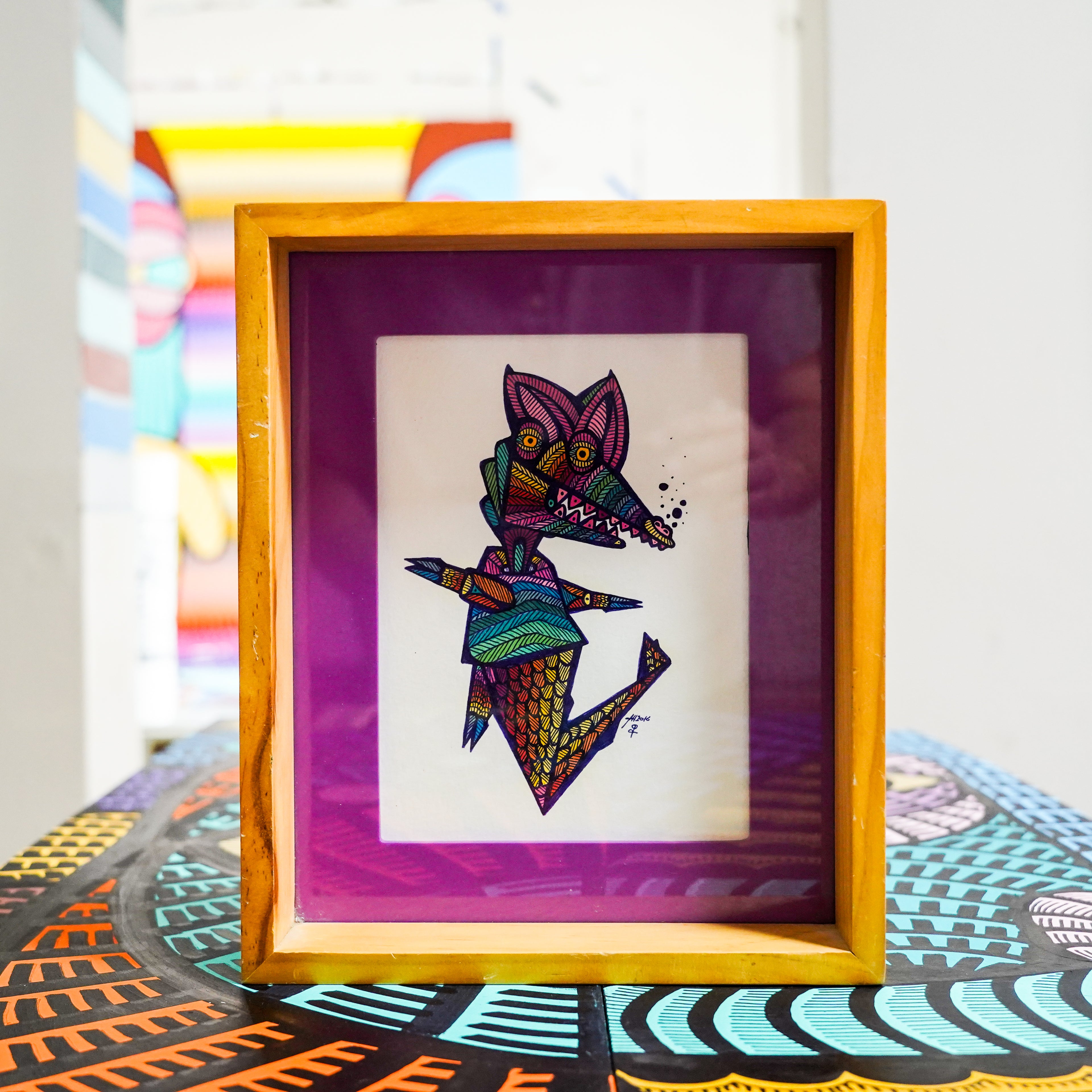 "Alebrije 1" - Framed MX Original Painting
