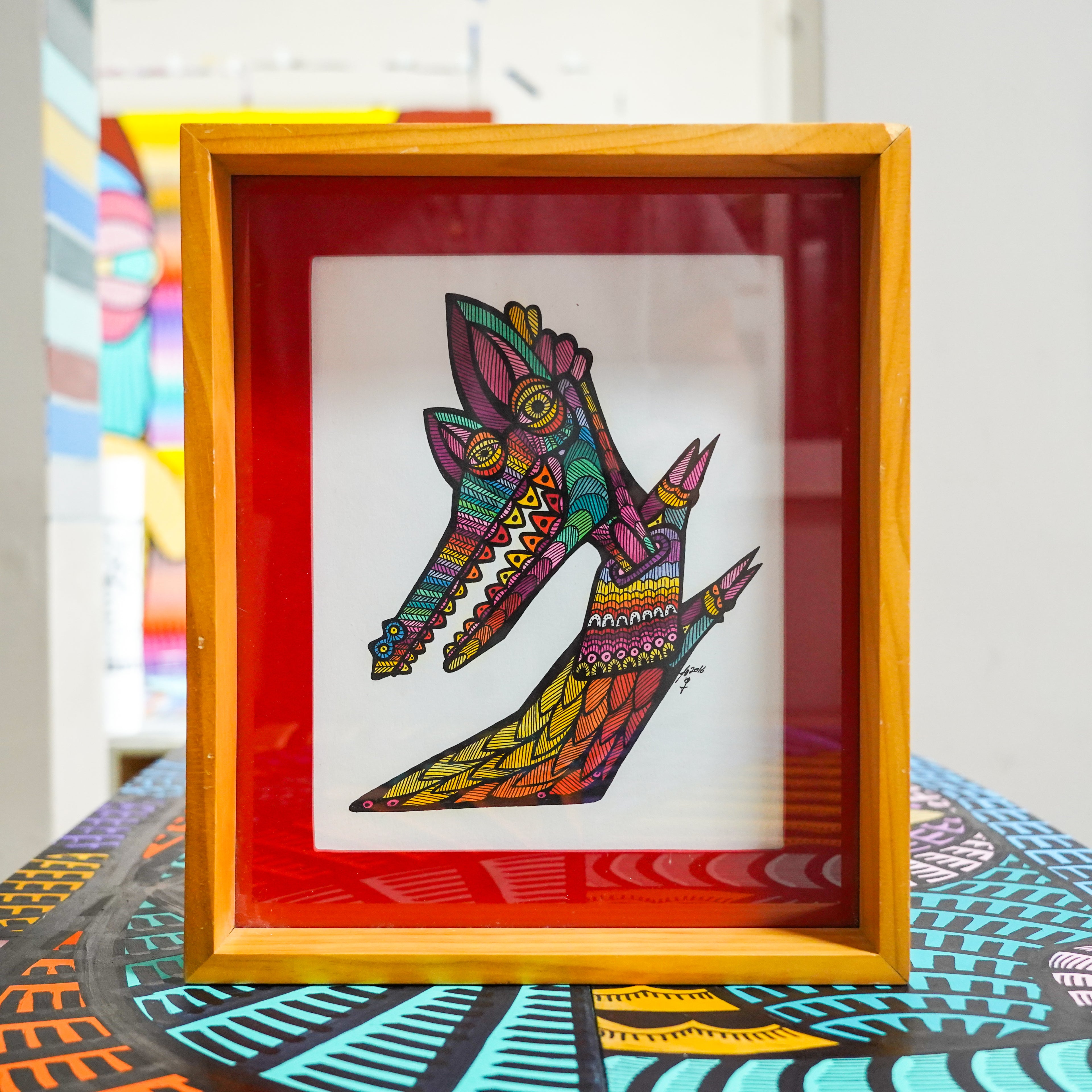 "Alebrije 2" - Framed MX Original Painting