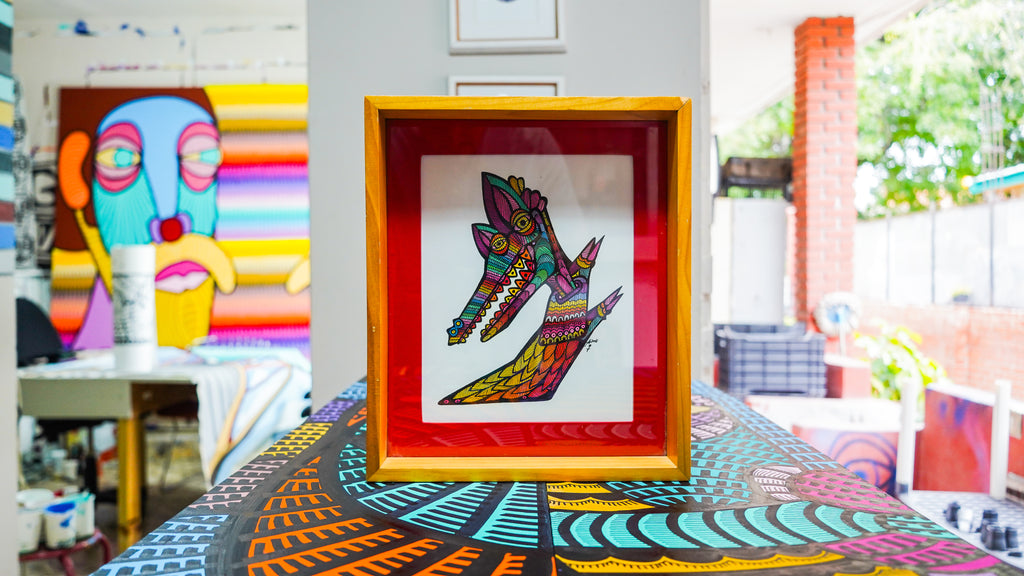 "Alebrije 2" - Framed MX Original Painting