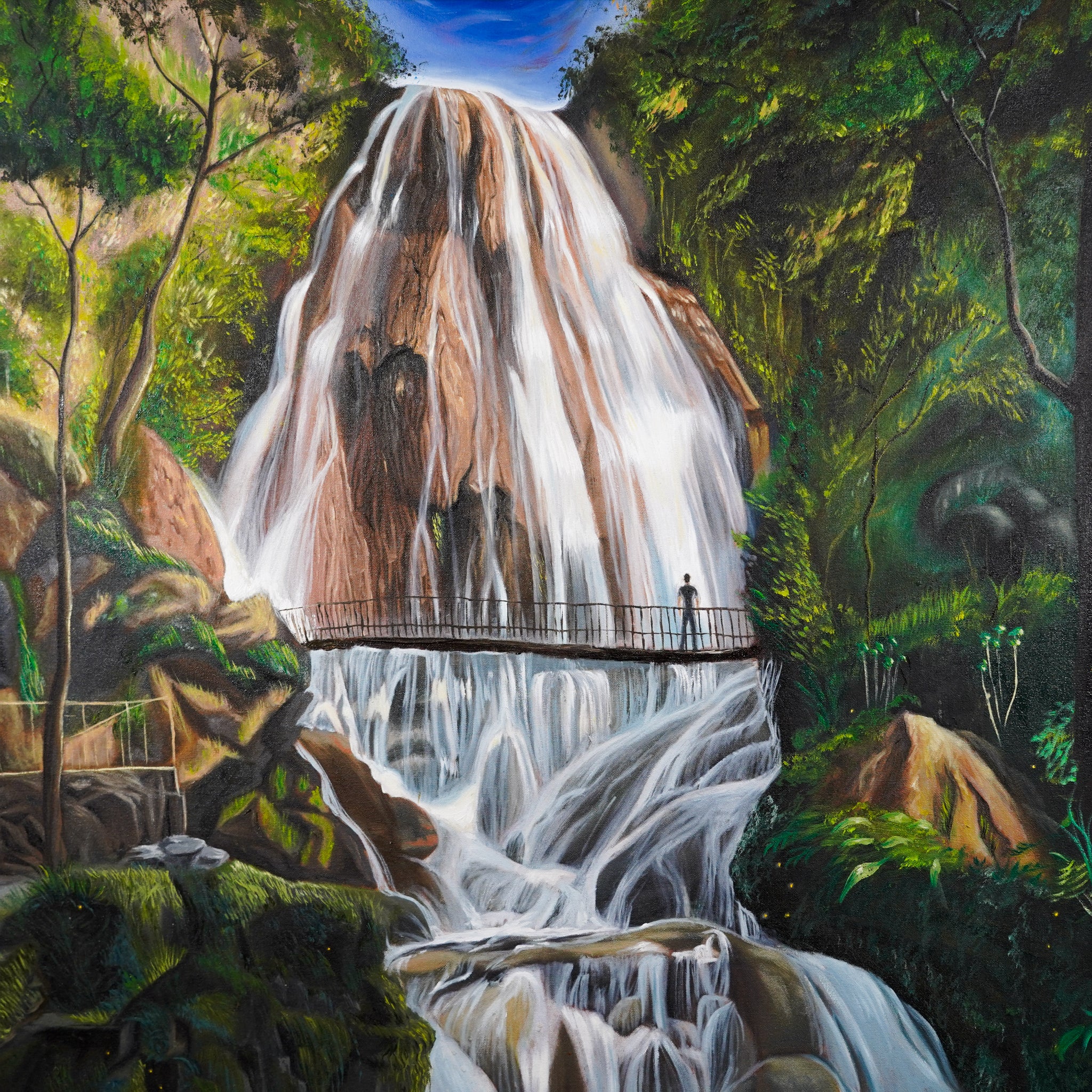"La Cola de Caballo desde el Reino invisible" - MX Original Painting