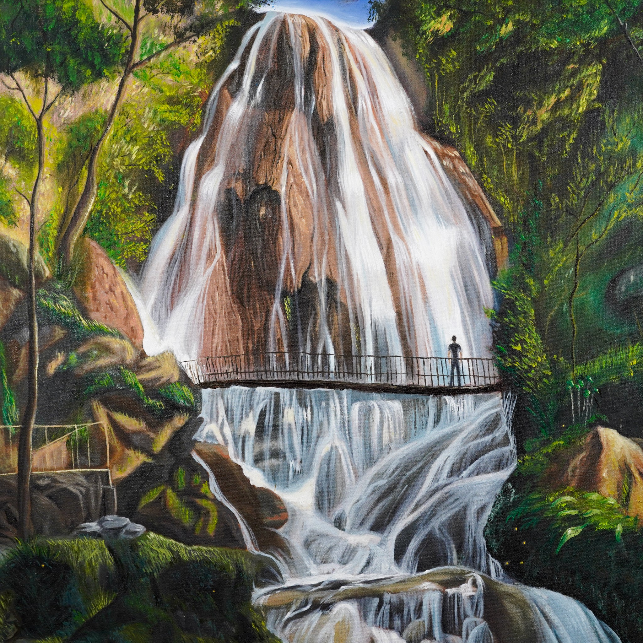 "La Cola de Caballo desde el Reino invisible" - MX Original Painting