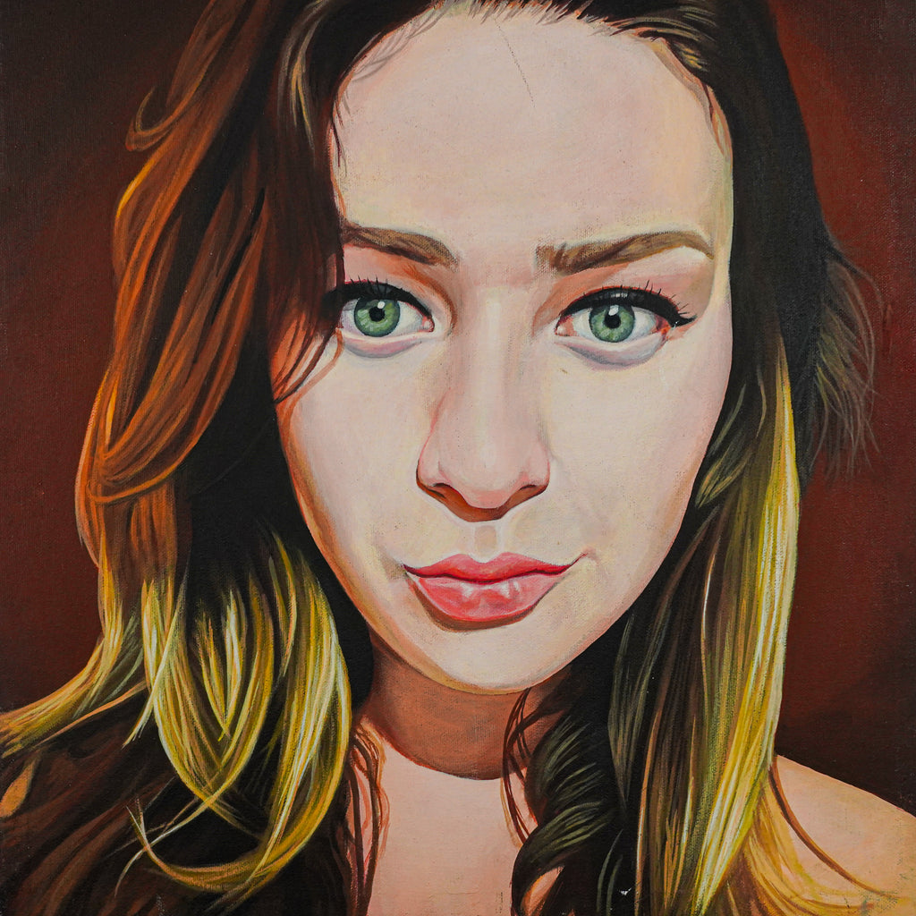 "Retrato Mina" | MX Original Painting