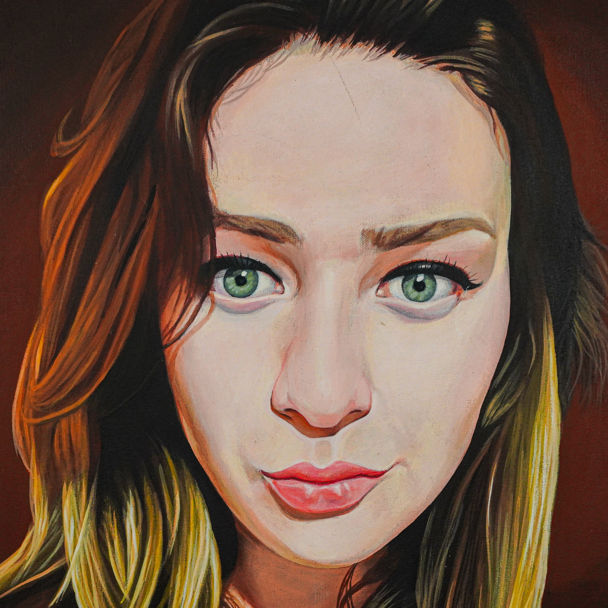 "Retrato Mina" | MX Original Painting