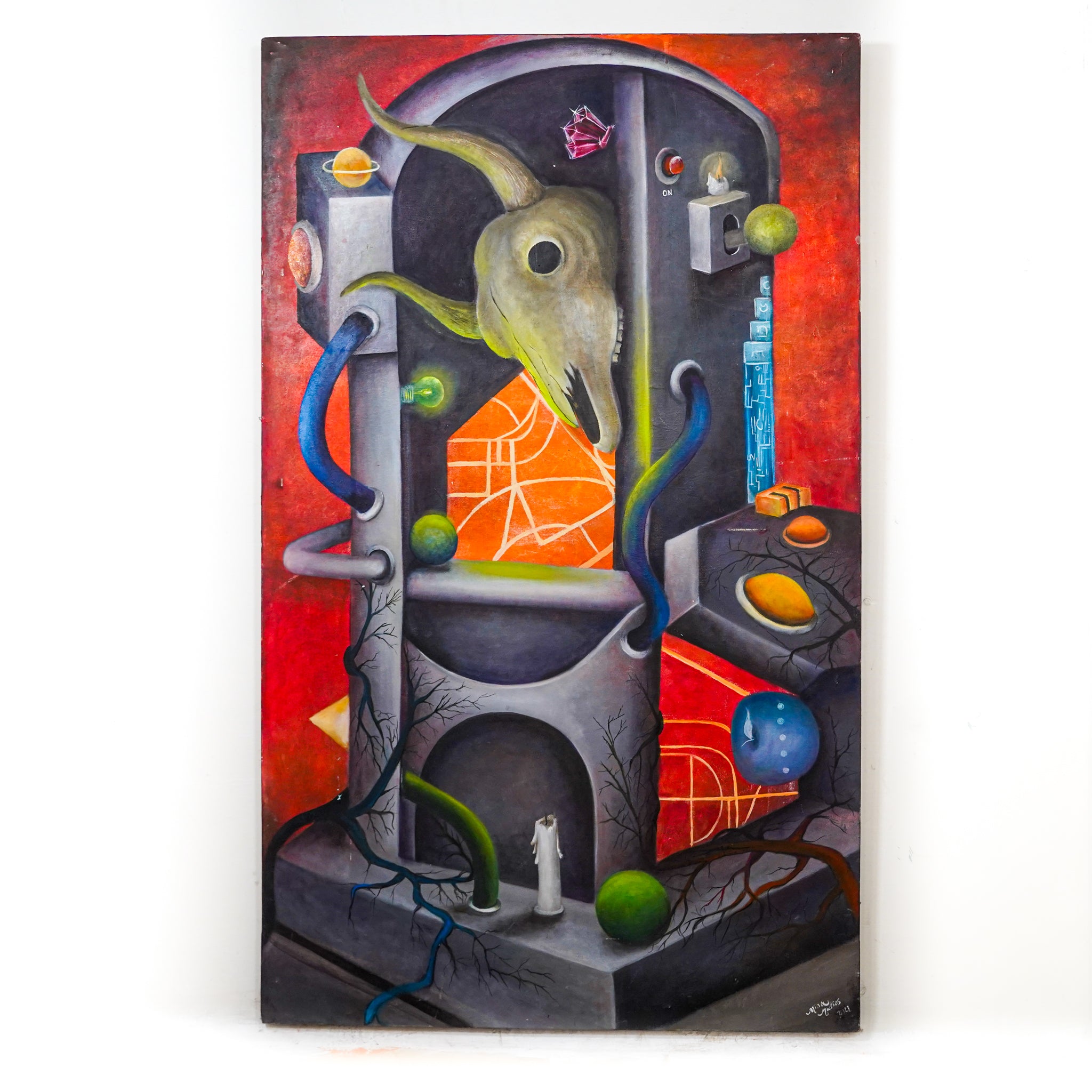 "Máquina del tiempo" | MX Original Painting