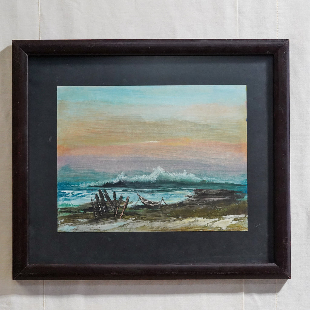 Pintura A la orilla del mar
