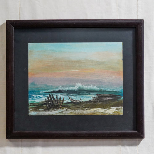 Pintura A la orilla del mar