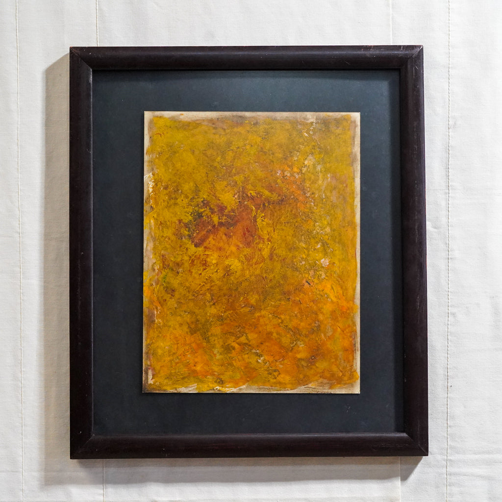 Pintura abstracta amarillo