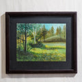 Pintura de paisaje de arboles