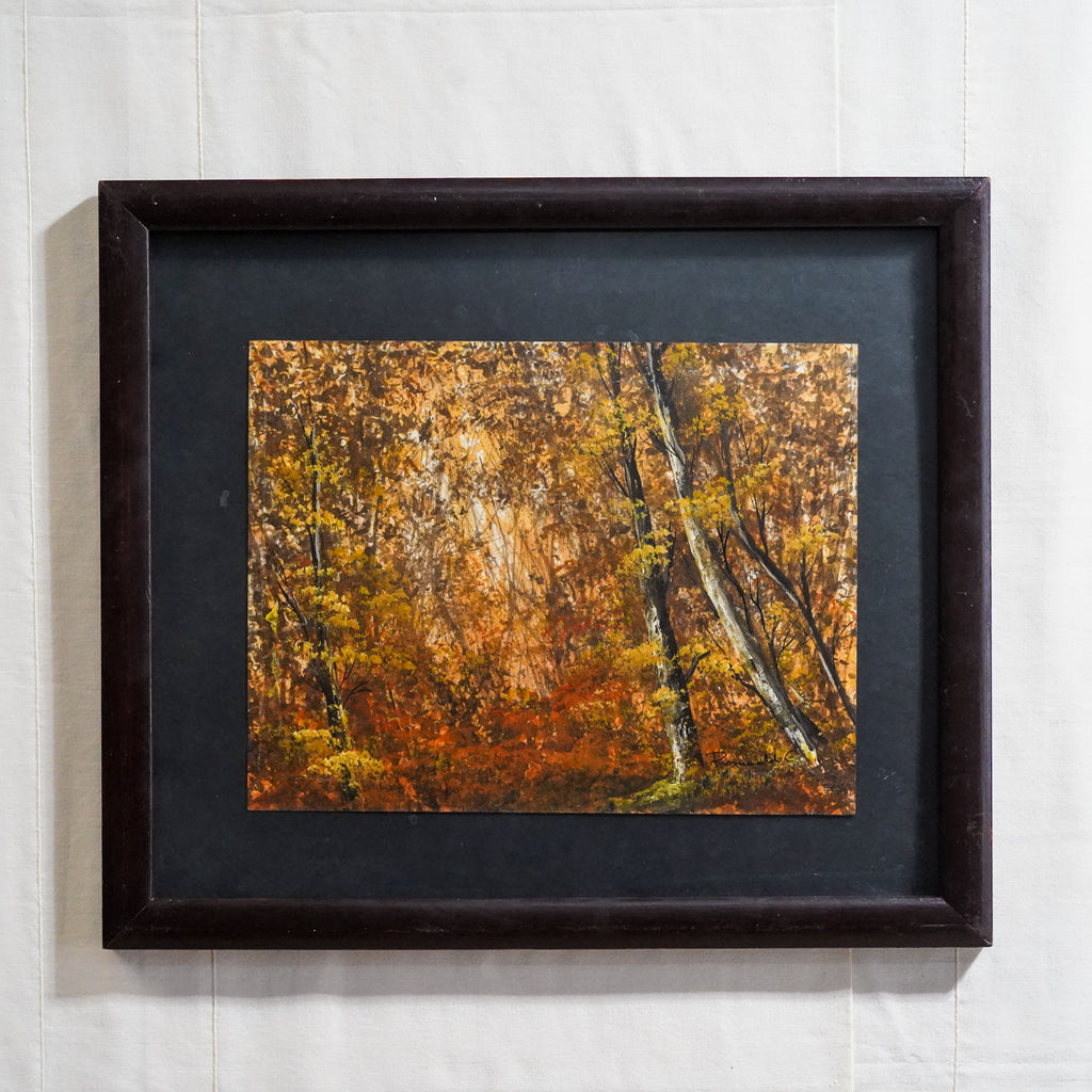 Pintura de paisaje selva 