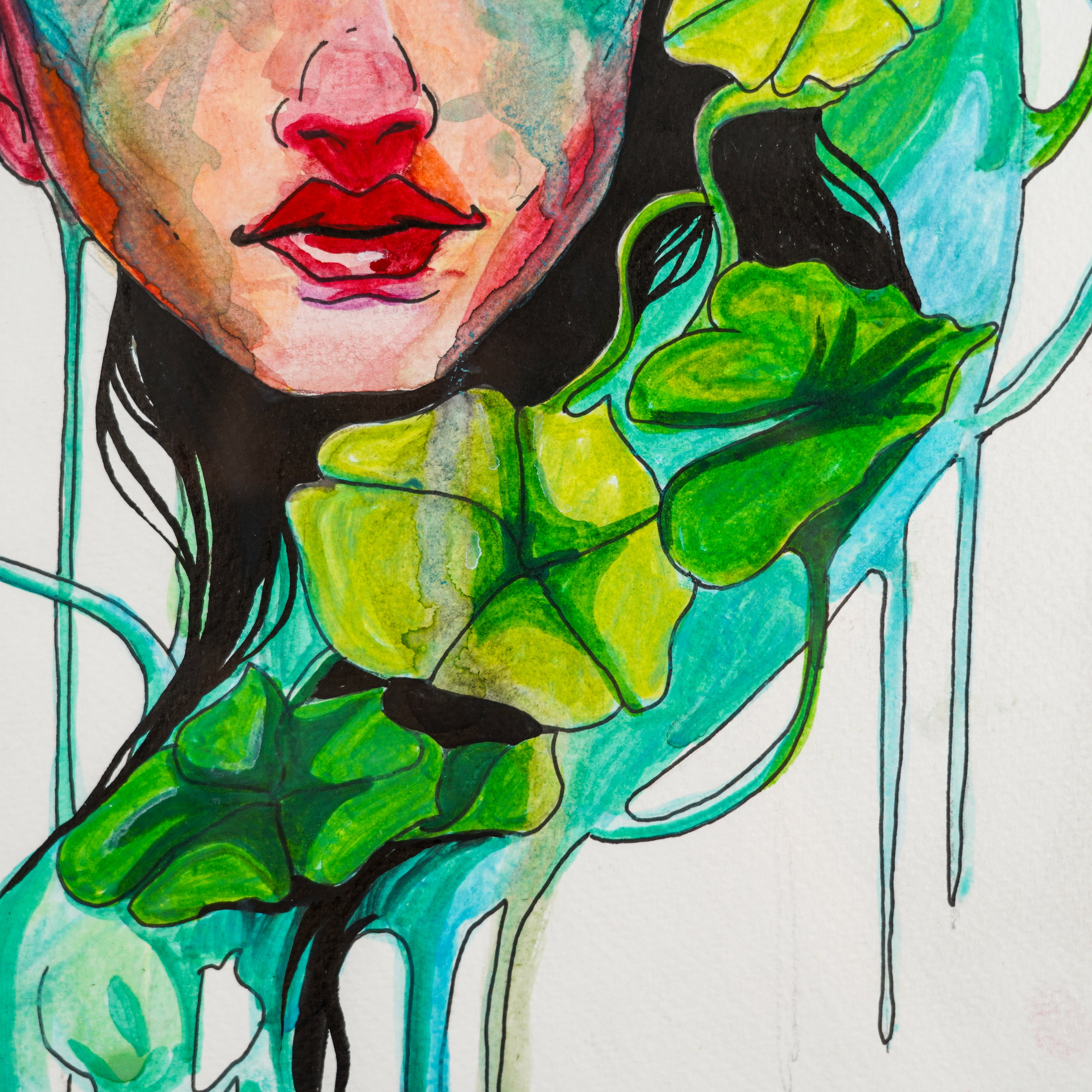 "Mujer acuarela" - MX Original Painting