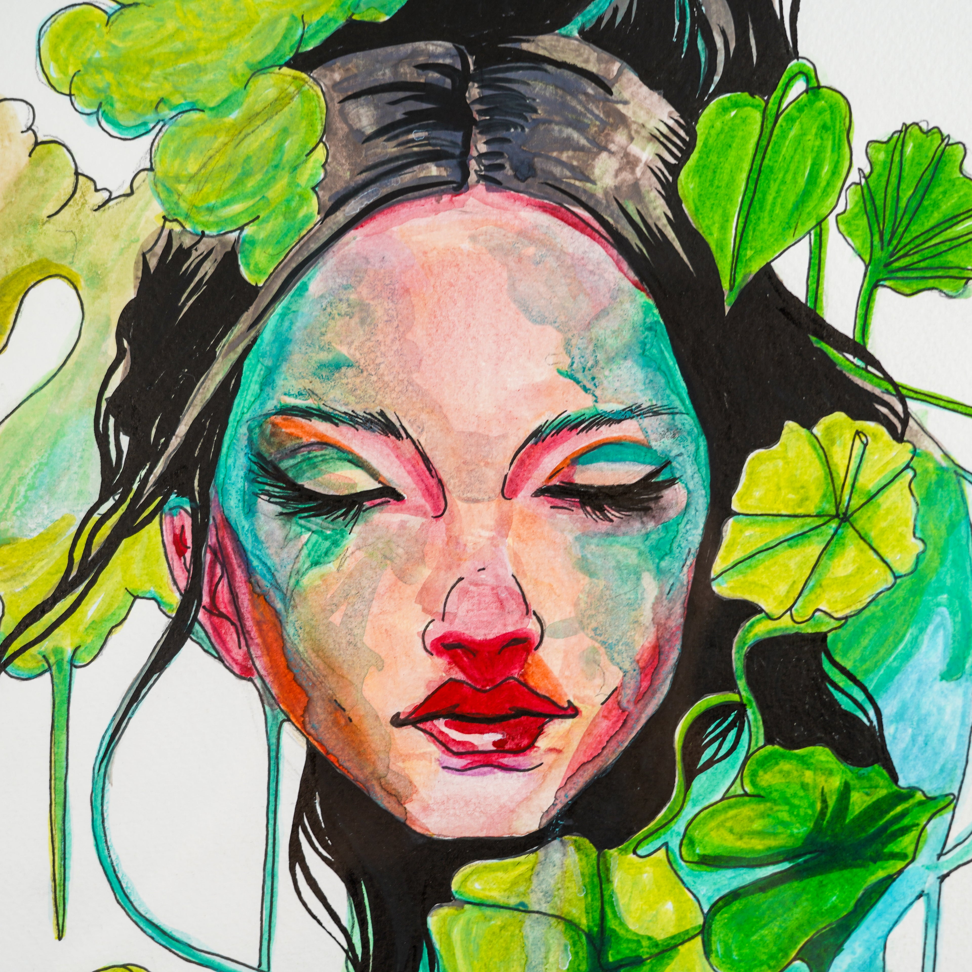 "Mujer acuarela" - MX Original Painting