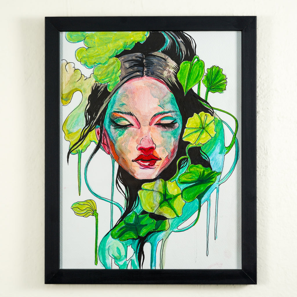 "Mujer acuarela" - MX Original Painting