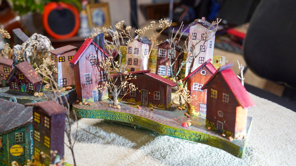 "Villita Huesca" Keyholder - MX Wood art craft