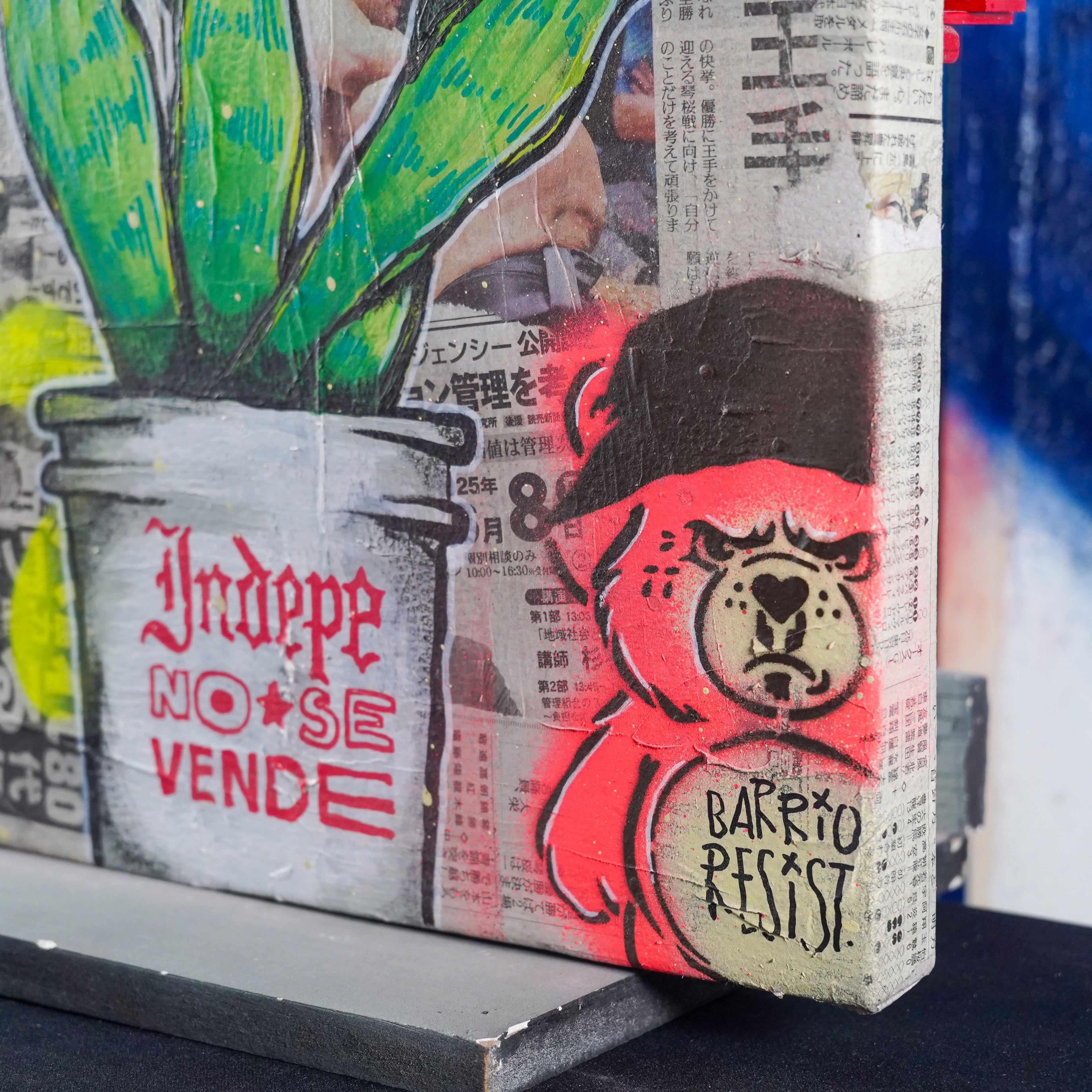 "Maceta Resis77e" - MX Original Street Art