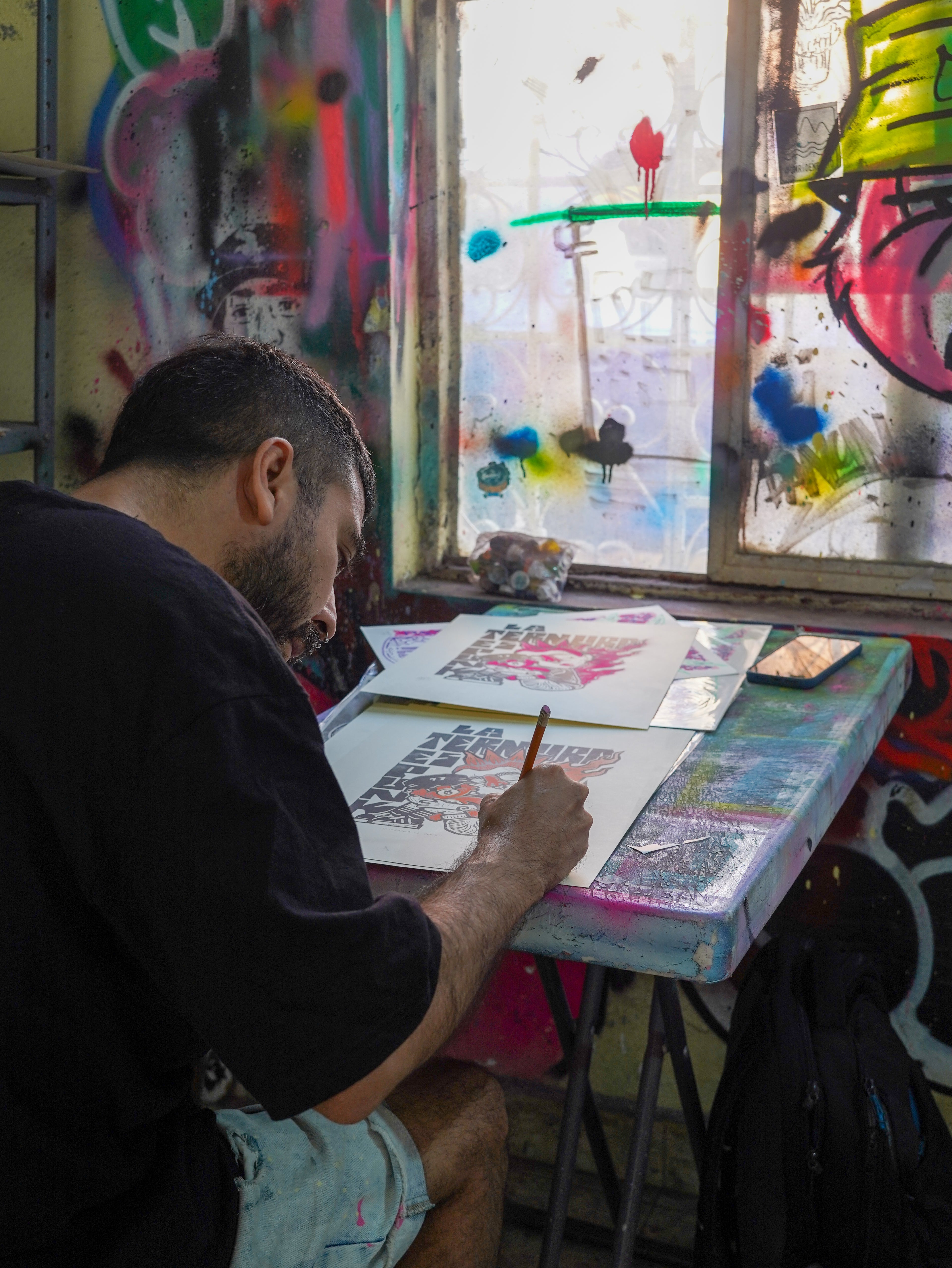 "La ternura es punk" - MX Original Linocut (1/3)