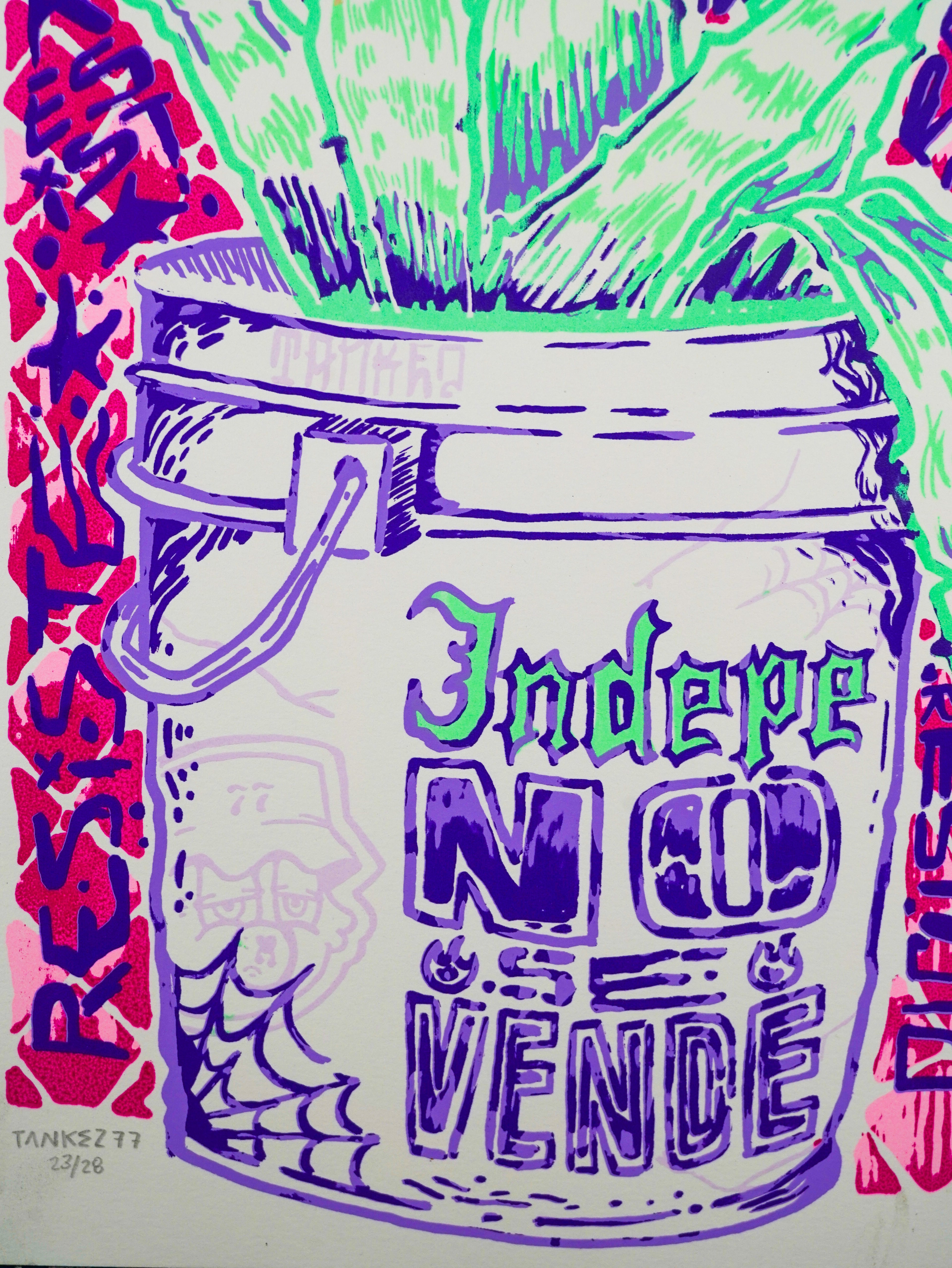 "Macetas de la Indepe" - MX Original Screen print (1/12)