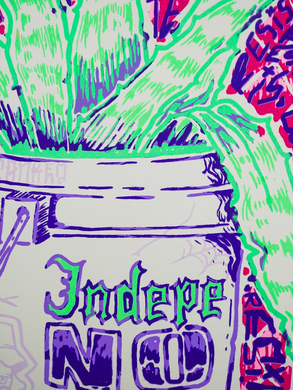 "Macetas de la Indepe" - MX Original Screen print (1/12)