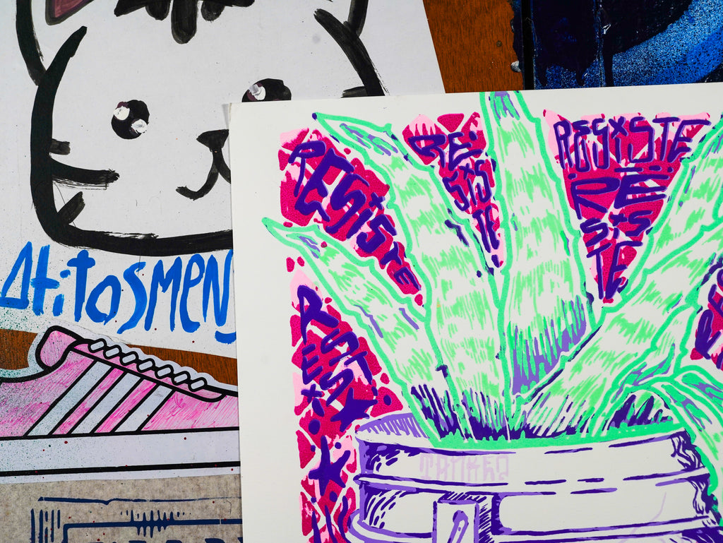 "Macetas de la Indepe" - MX Original Screen print (1/12)