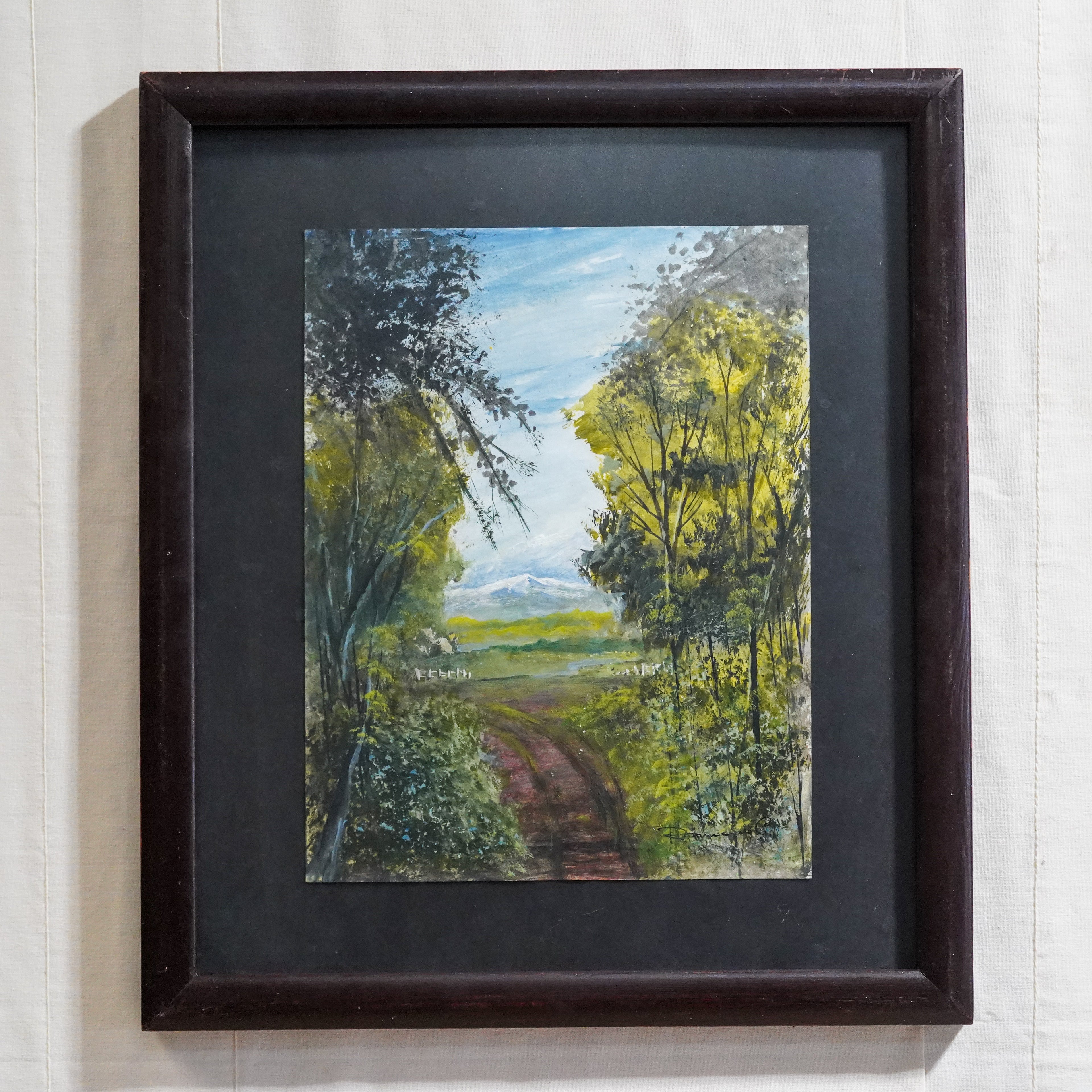 "Llegando al hostal" - MX Original Painting