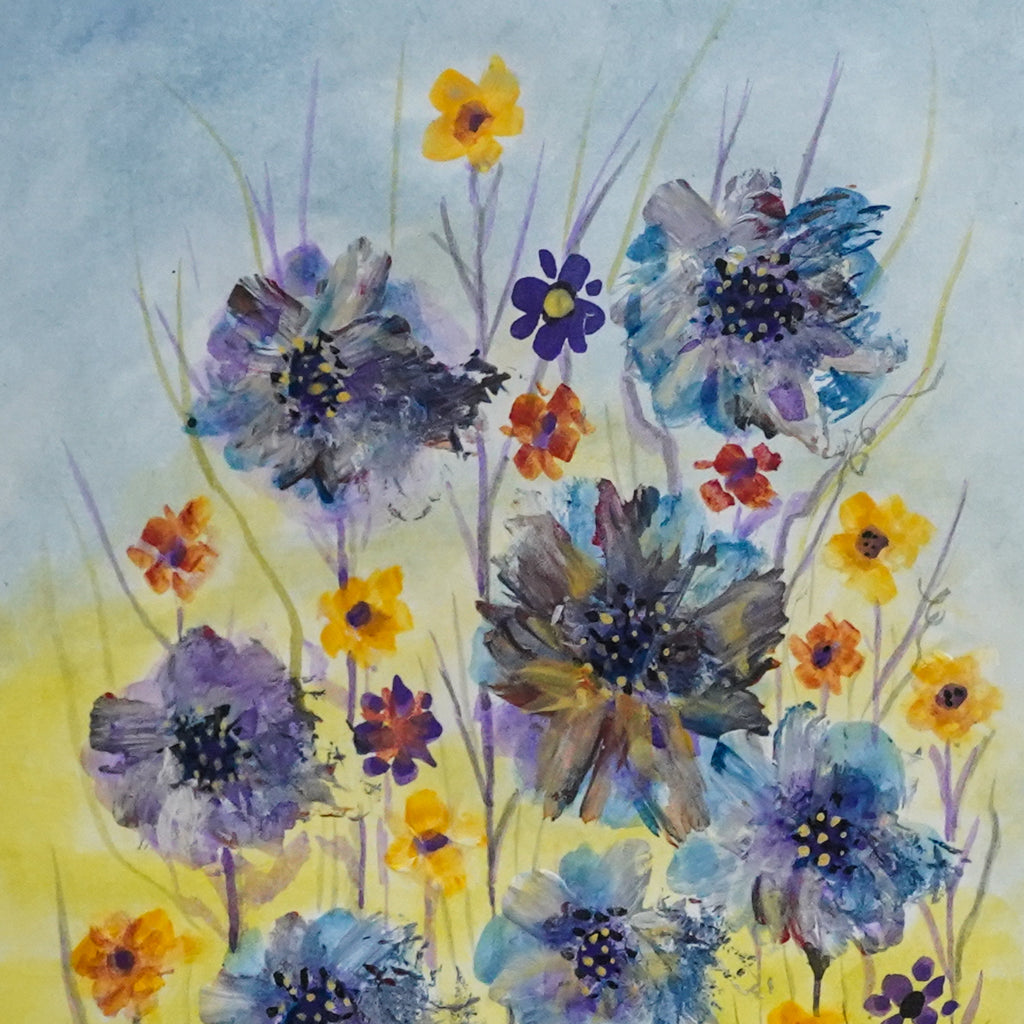 "Flores Blue" - MX Original Painting