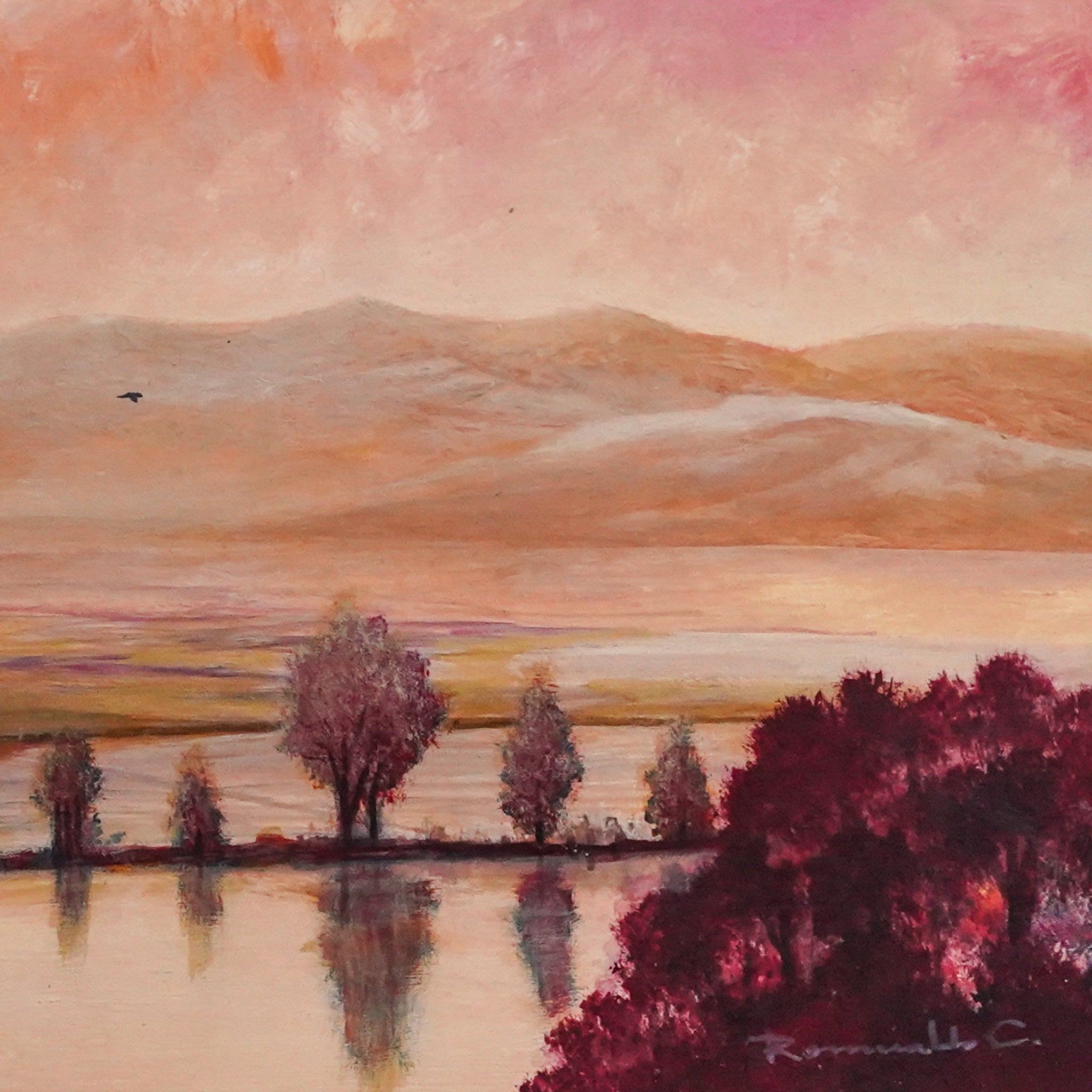 "Paisaje en rosa" - MX Original Painting