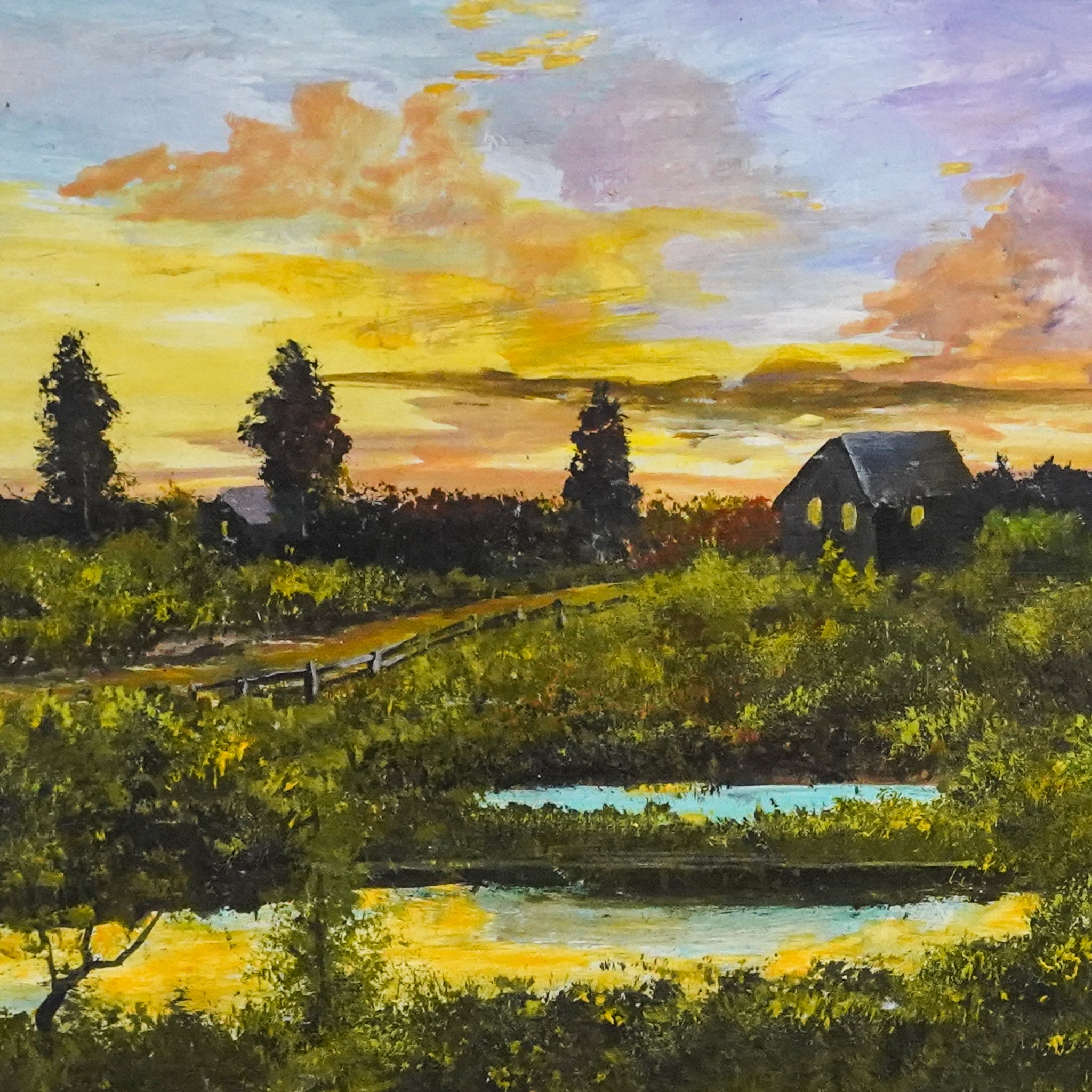 "Cayendo la tarde" - MX Original Painting