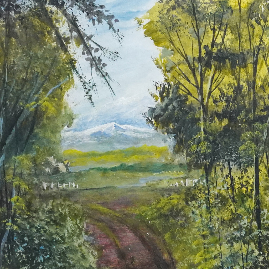 "Llegando al hostal" - MX Original Painting